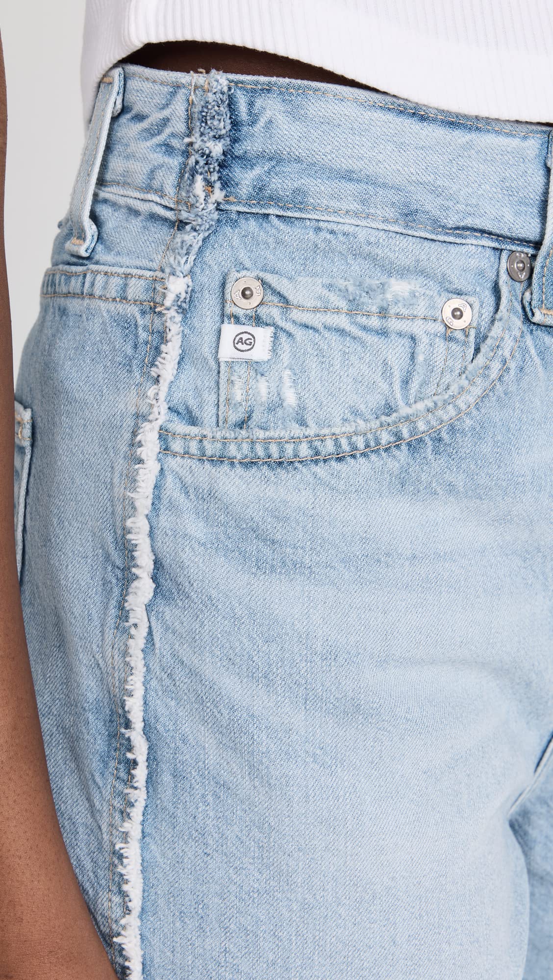 AG Adriano Goldschmied Women's Clove Rework High Waist Skinny Jeans - Stretch Denim for Everyday Comfort & Style | Perfect for Work, Date Night & Casual Outings