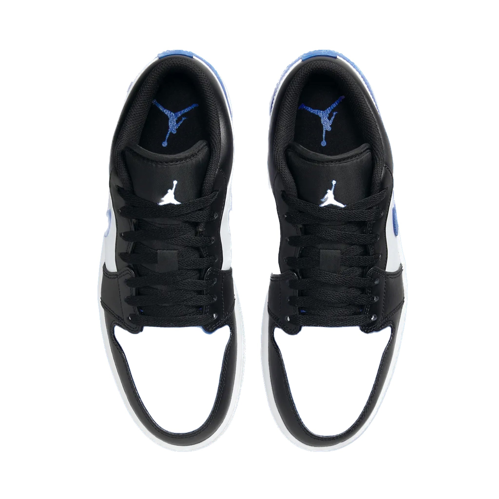 Air Jordan 1 Low GS Alternate Royal Toe Sneakers - White, Black & Royal Blue Basketball Shoes for Women & Girls - Perfect for Casual Wear, Sports & Street Fashion