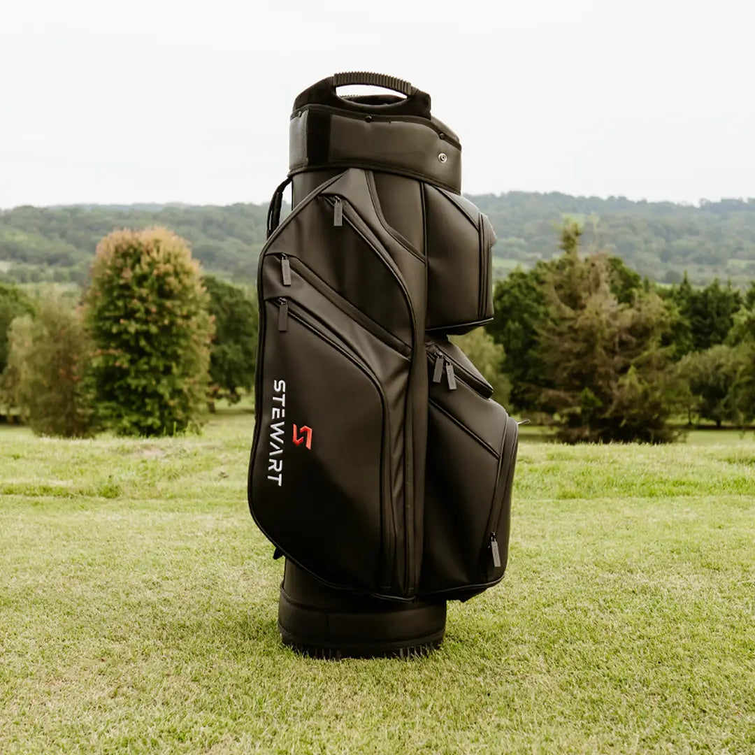 Nero Cart Bag - Premium Golf Push Cart Bag with 14-Way Divider & Insulated Cooler Pocket | Perfect for Golfers on the Go, Tournaments & Practice Rounds