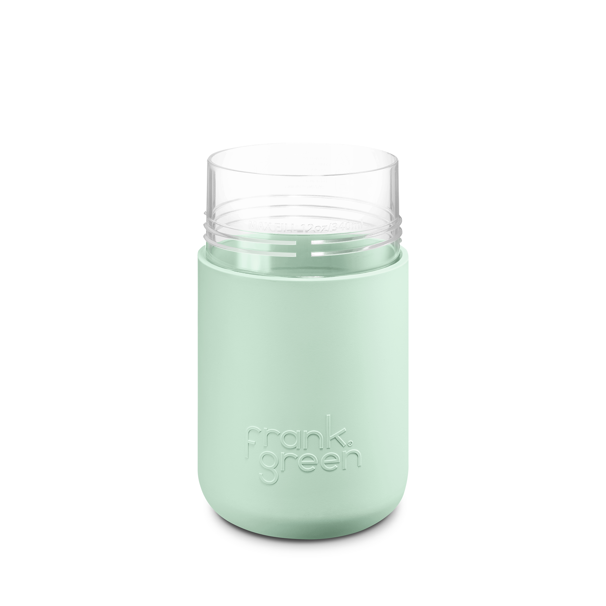 12oz (340ml) Original Reusable Cup Base - Durable & Eco-Friendly Coffee Mug for Home, Office, Travel & Outdoor Activities