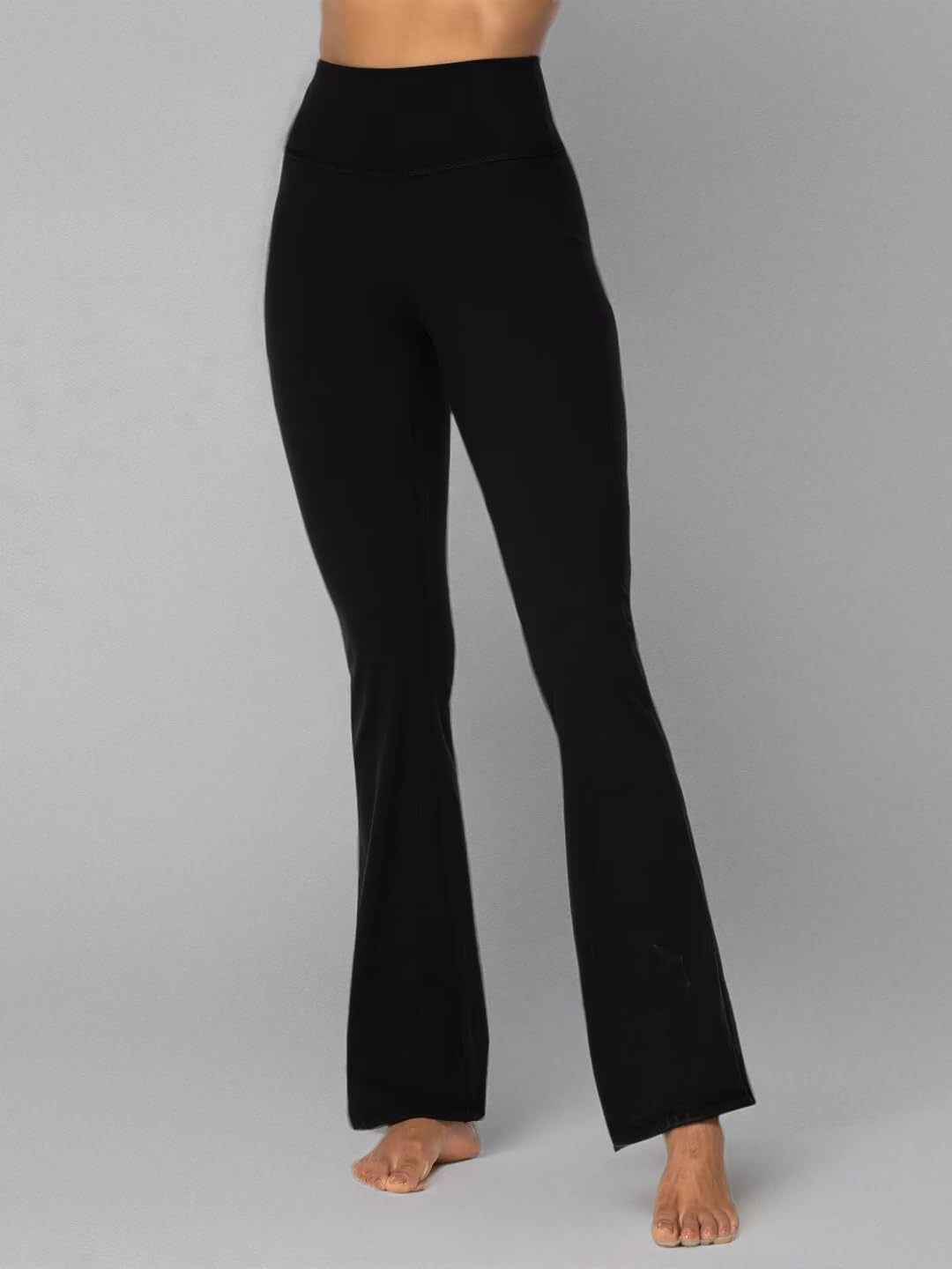 **Sunzel Women's High Waist Mini Flare Leggings - Tummy Control Yoga Pants for Gym, Workout & Casual Wear | Bootcut Design for Comfort & Style**