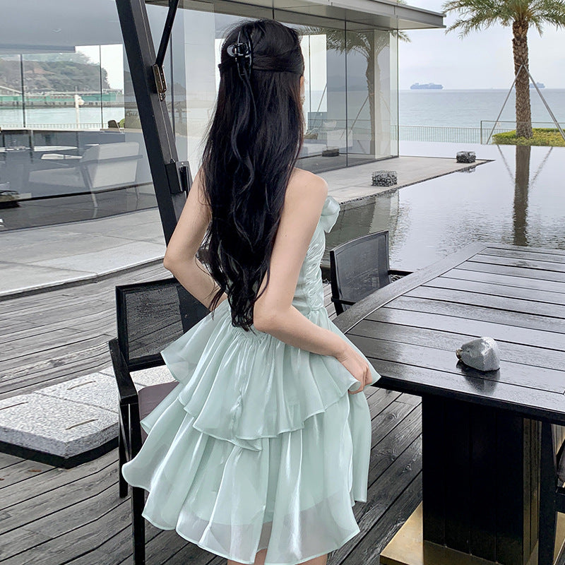Fairy Sleeveless Strapless Summer Dress - Beach Short Skirt for Women | Perfect for Vacation, Pool Party & Tropical Getaway