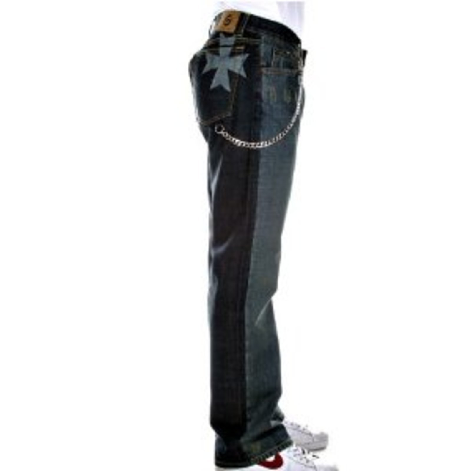 Fake London Genius Jeans FAKE2464 - Trendy Distressed Denim Pants for Men & Women | Perfect for Casual Wear, Street Style & Night Out
