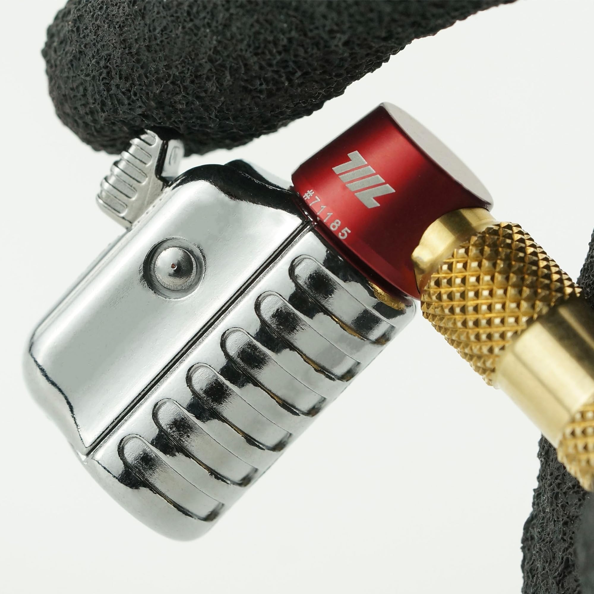 711L Schrader Air Chuck - Heavy Duty Snap & Lock Air Chuck with Brass Construction - High Flow Tire Inflator Attachment for Bicycle, Bike, Motorcycle & Car Tires (Schrader Valve Compatible) - Perfect for Home Garage, Roadside Emergencies & Tire Maintenance