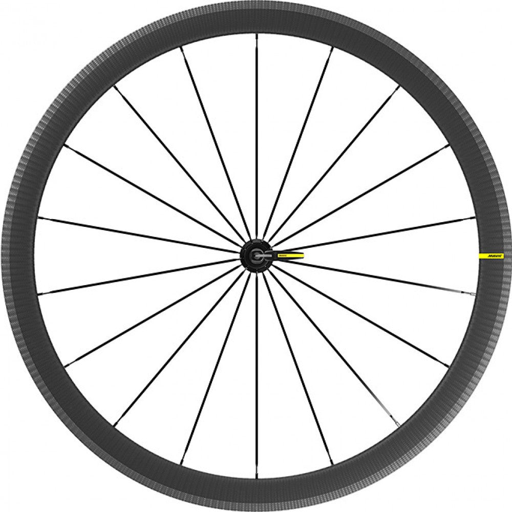 Mavic Cosmic SL 40 Carbon Road Bike Wheelset - Lightweight 40mm Deep Section Clincher Wheels for Speed & Performance | Perfect for Road Racing, Triathlon & Endurance Cycling