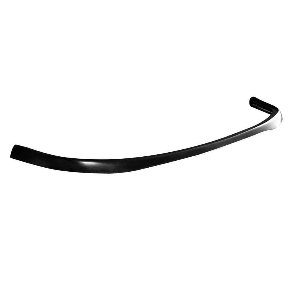 IKON MOTORSPORTS T-R Style PU Black Front Bumper Lip Spoiler Splitter for 1990-1993 Honda Accord (Fits 1991 & 1992 Models) - Enhance Aerodynamics & Sporty Look for Street Racing & Car Shows