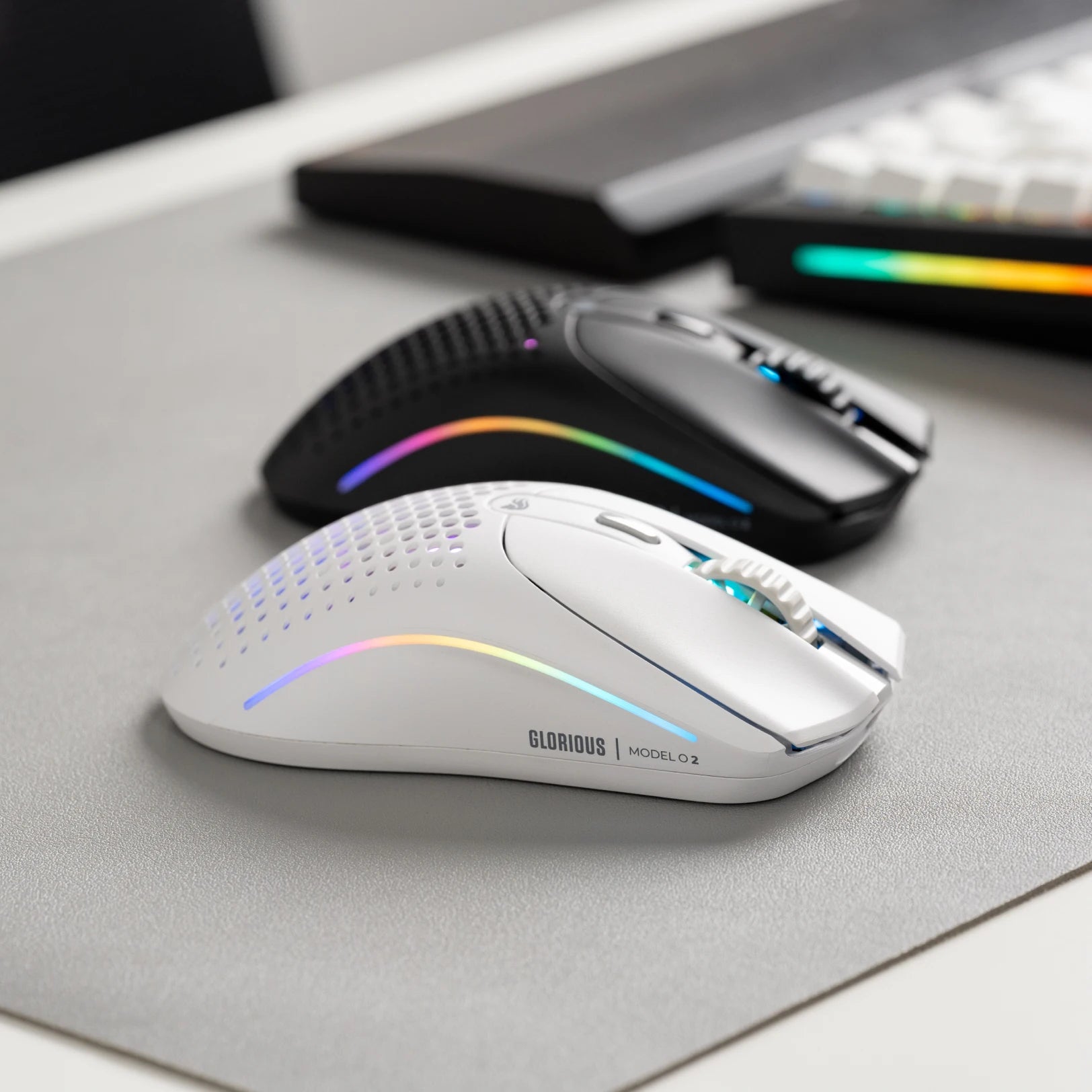 Glorious Model O 2 Wireless Gaming Mouse - Ultra Lightweight 67g, RGB Lighting, 19K DPI - Perfect for FPS, MOBA & Esports Gaming
