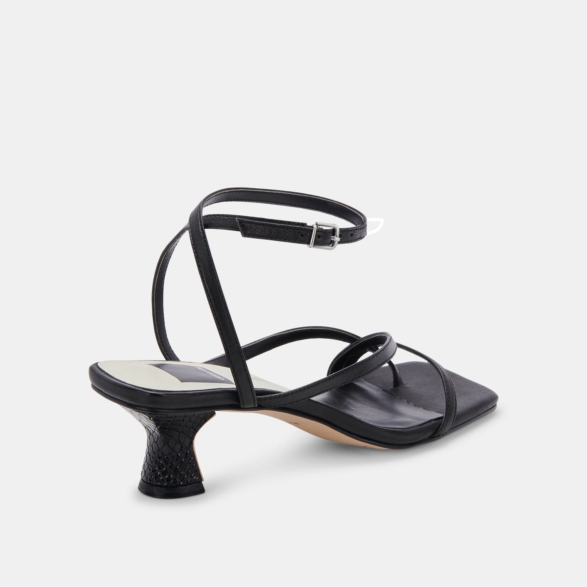 Baylor Black Leather Heels for Women - Stylish & Comfortable High Heel Shoes for Party, Wedding & Evening Events