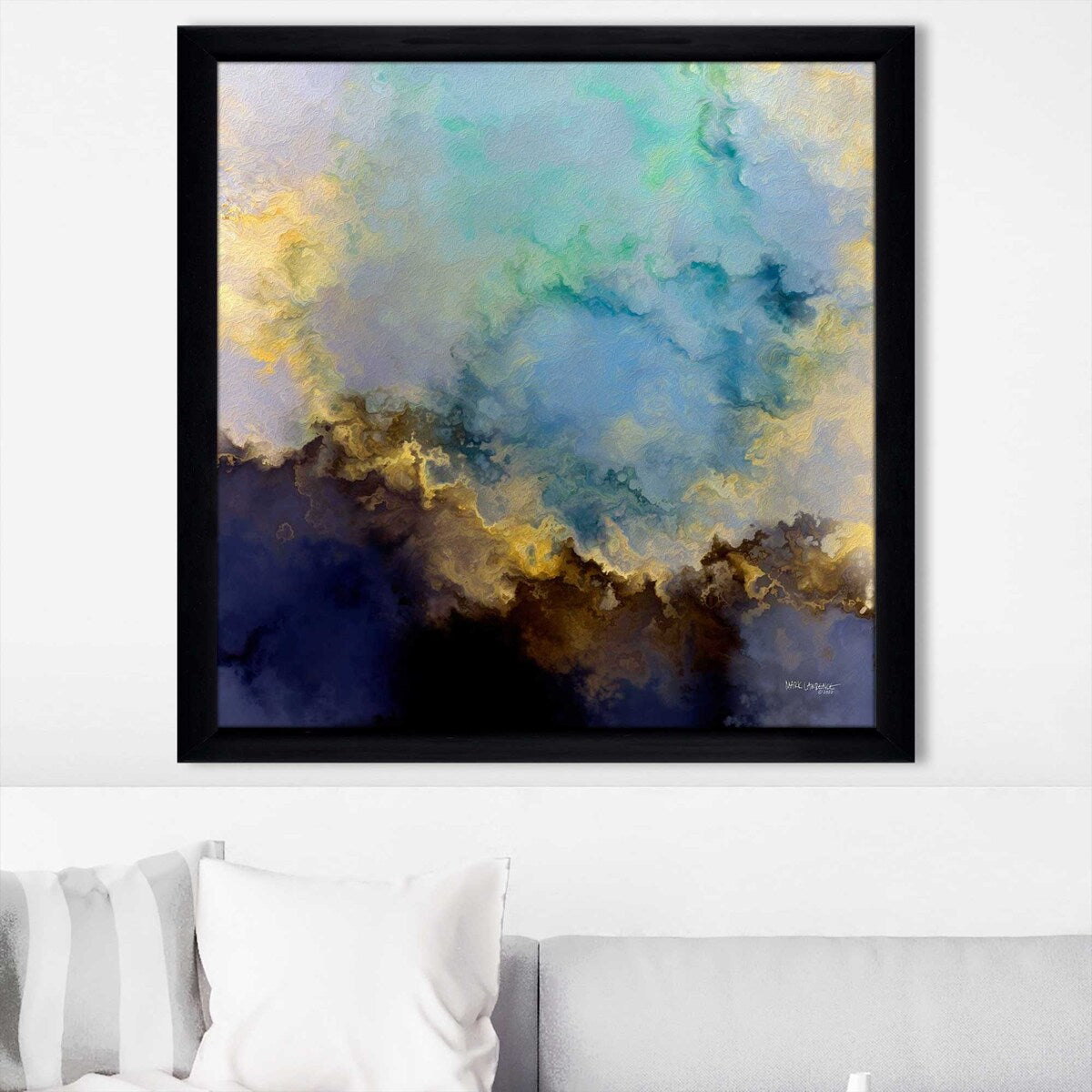 1 Corinthians 3:11 Life Starts With Jesus - Inspirational Square Acrylic Wall Art - Perfect for Home Decor, Church Gifts & Christian Faith Encouragement