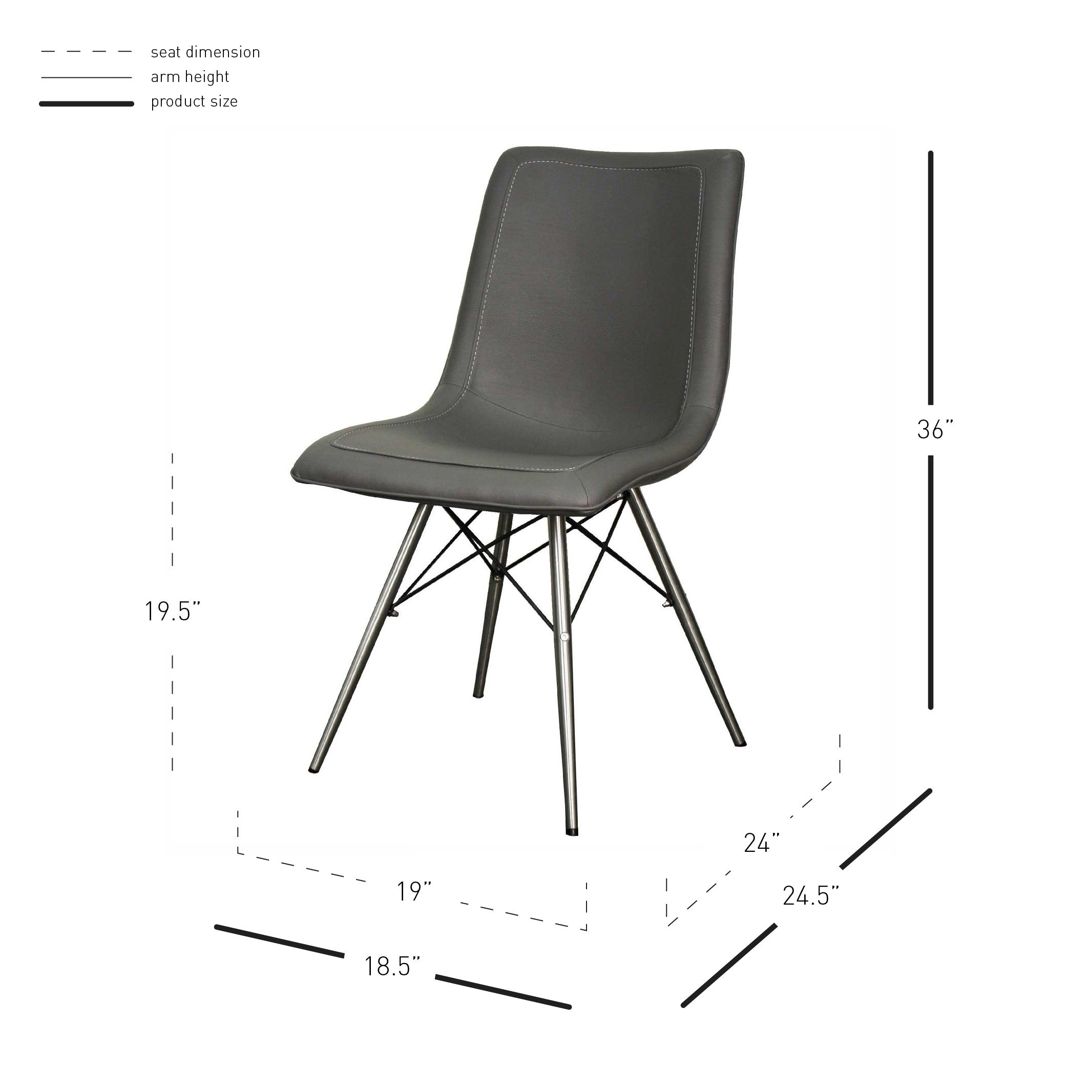 NPD Blaine Chair - Modern Ergonomic Office Chair with Adjustable Height & Lumbar Support for Home & Office Workspace - Perfect for Long Hours Sitting, Gaming, and Remote Work