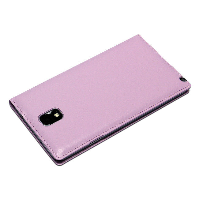 Premium Genuine Leather Flip S View Case for Samsung Galaxy Note 3 III N9000 - Slim Protective Smart Cover with Card Slot | Perfect for Business, Travel & Everyday Use