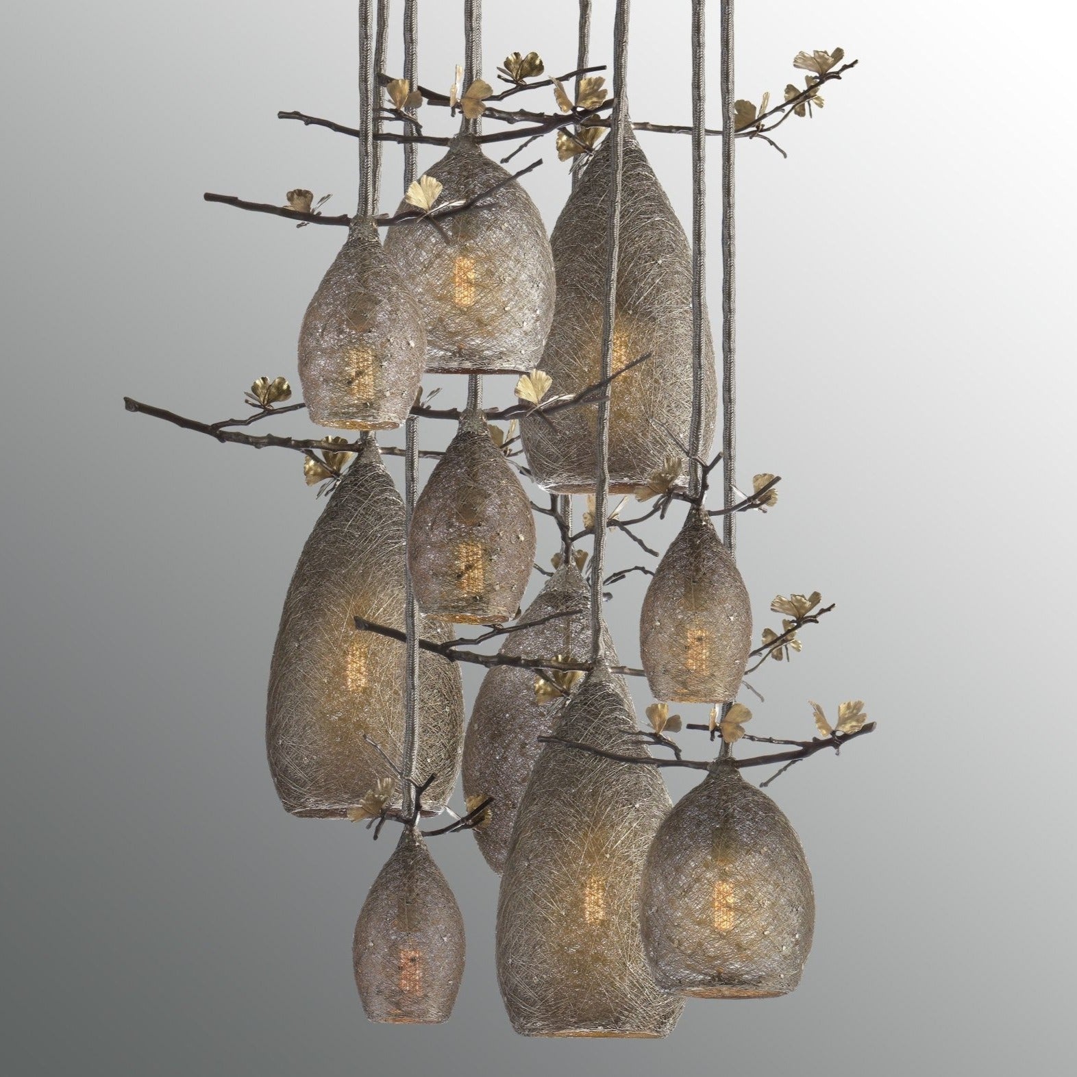 Modern Cocoon Pendant Light - Handwoven Rattan Hanging Lamp for Dining Room, Bedroom, or Living Room - Boho Chic Home Decor with Warm Ambient Lighting