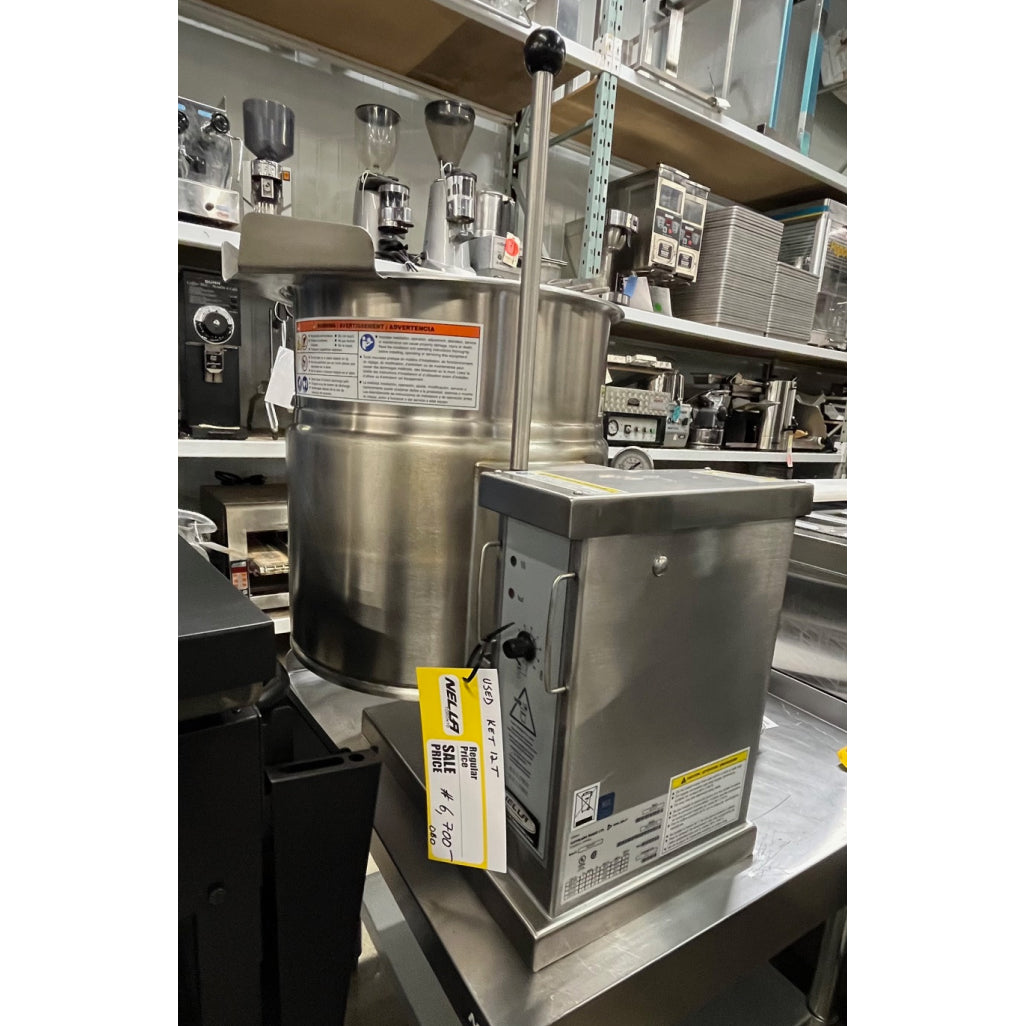 Used Cleveland KET 12T Manual 12-Gallon Electric Steam Kettle 208V - Commercial Kitchen Equipment for Restaurants, Bakeries & Food Service