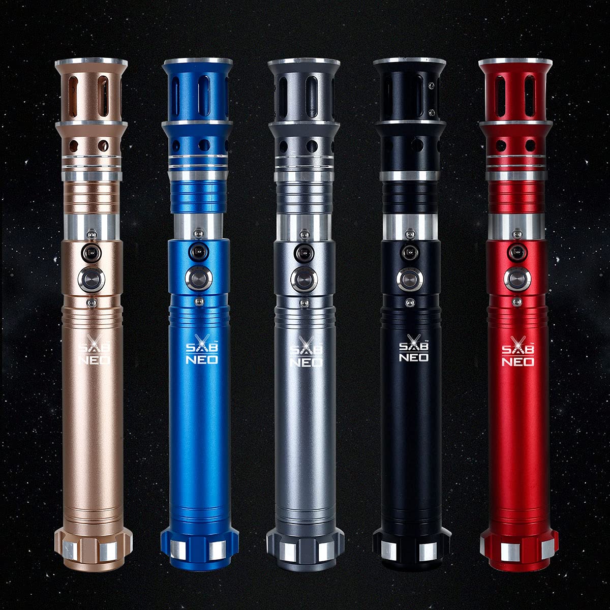 V7 RGB Color Changing Light Saber with Smooth Swing & 10 Sound Effects - Dueling Lightsaber for Cosplay, Halloween, Star Wars Fans & Collectors
