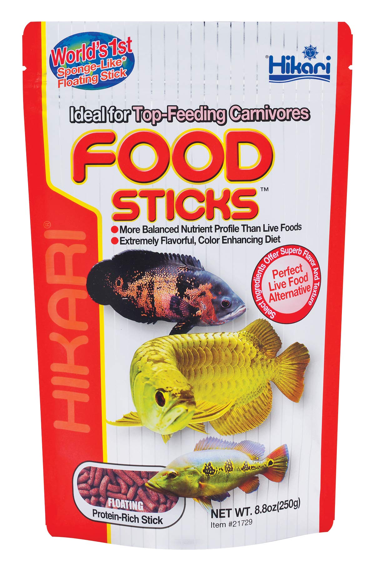 Hikari Tropical Fish Food Sticks - Premium Nutrition for Freshwater & Tropical Fish - Ideal for Daily Feeding & Aquarium Maintenance