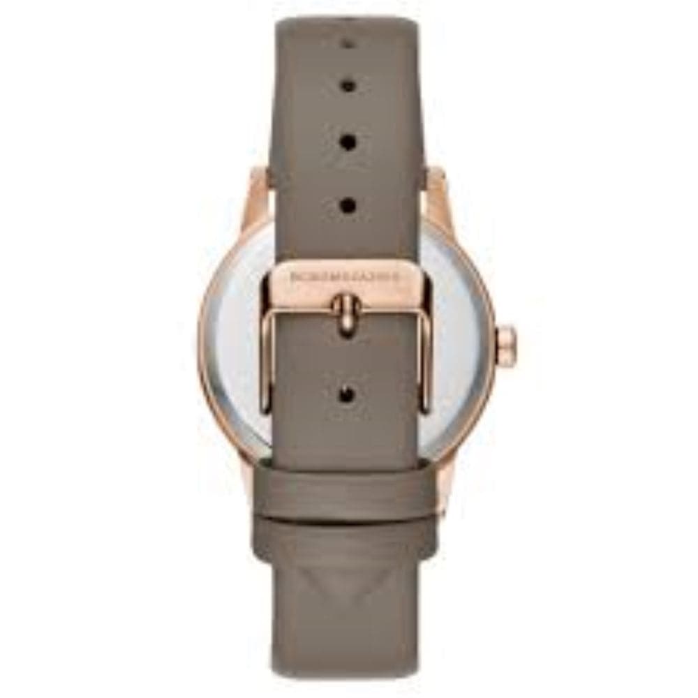 BCBGMAXAZRIA Women's Quartz Brown Floral Leather Watch BG50827001 - Elegant Timepiece for Office, Party & Everyday Wear