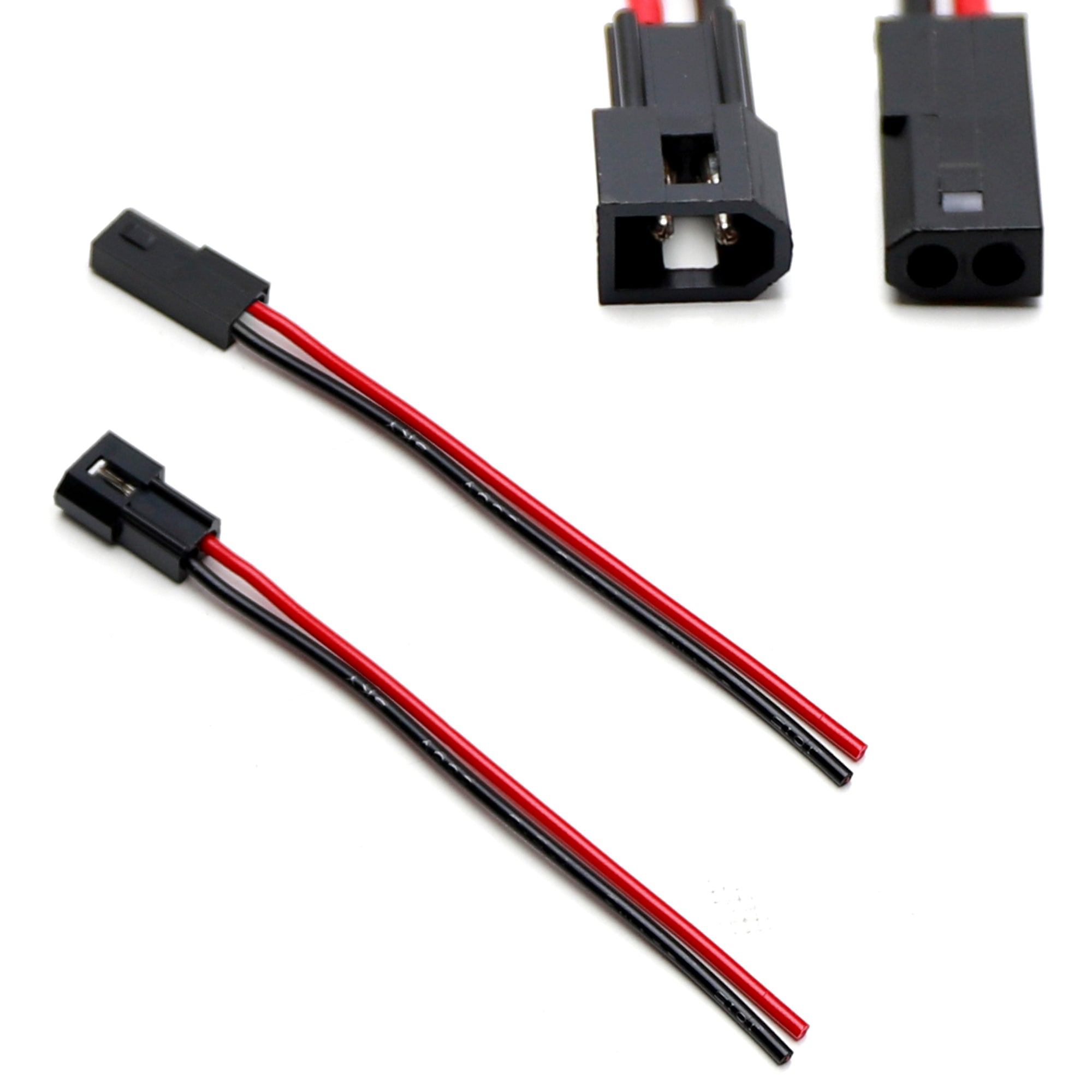5-Pack 2-Way Solenoid Magnetic Connectors - Hi/Lo Male/Female with 20 AWG Pigtail Wires | for Automotive, HVAC, and Industrial Control Systems