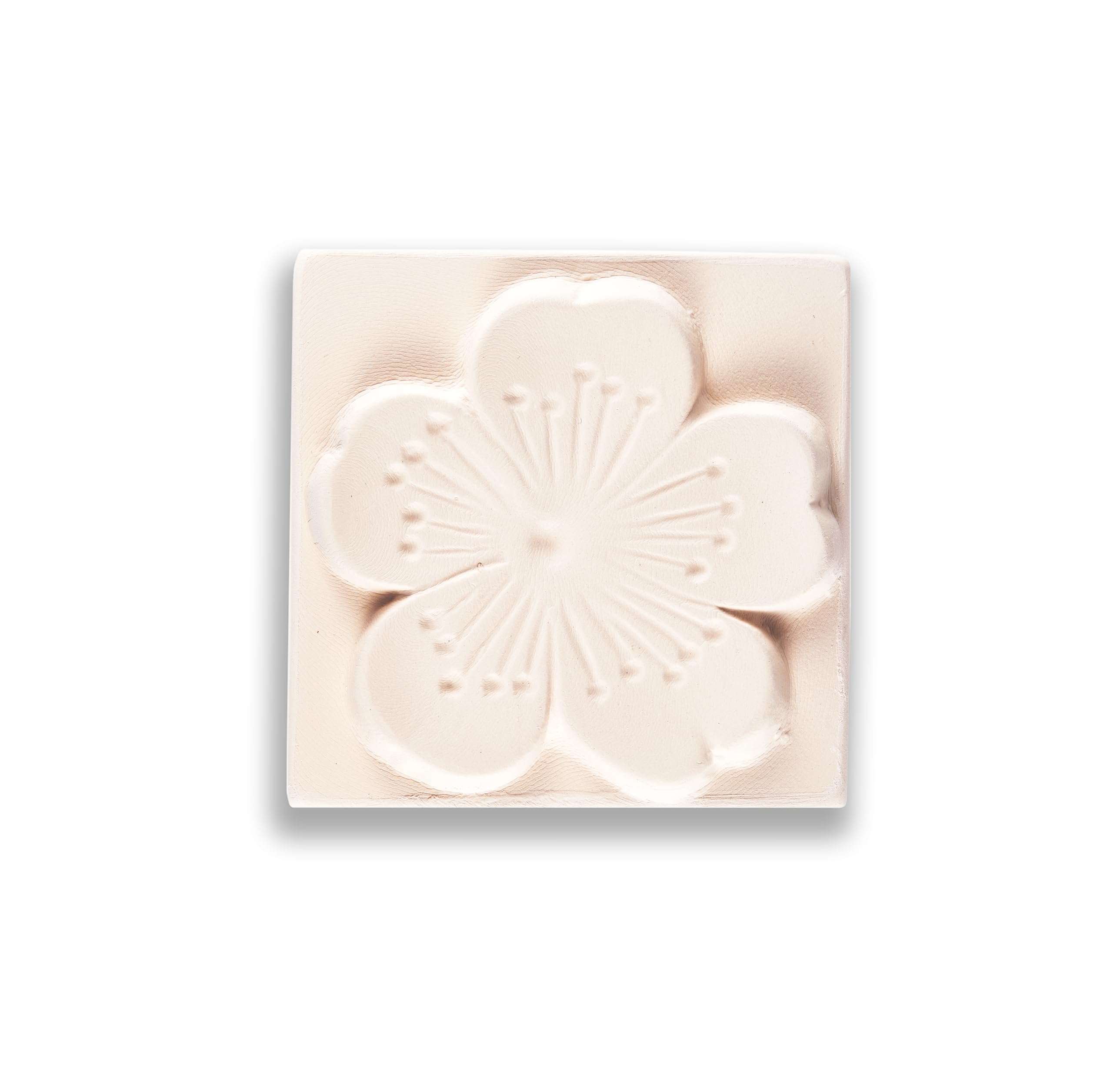 Korean Flower Series Healing Ceramic Stone Diffuser - Natural Odor Eliminator & Air Purifier for Home, Humidifier & Aromatherapy Passive Diffuser (Pear Blossom Scent) - Perfect for Bedroom, Yoga Studio & Spa Relaxation