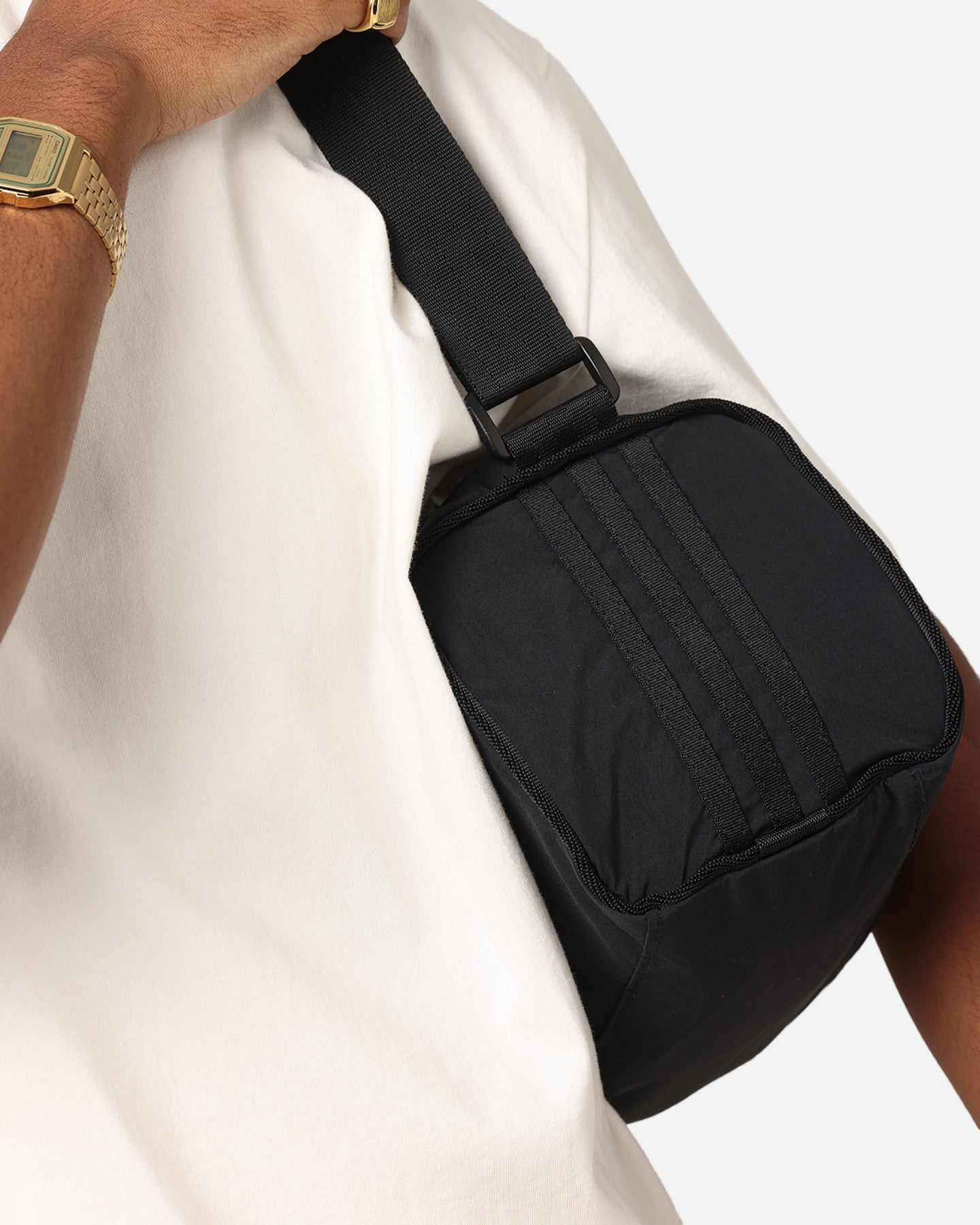 Adidas Mini Duffle Bag - Black Sports Gym Bag for Men & Women - Perfect for Workout, Travel, and Gym Essentials Storage