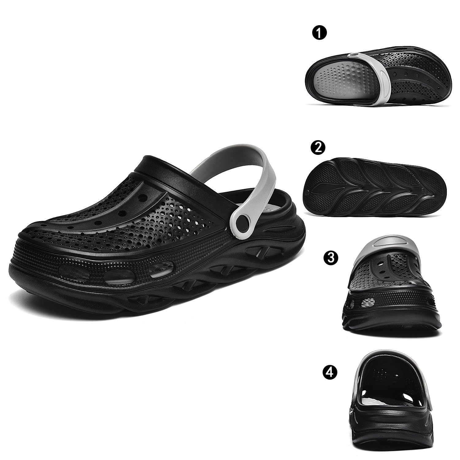 **Clootess Arch Support Garden Clogs – Orthopedic Sandals for Women & Men – Plantar Fasciitis Relief, Pillow Cushion Insoles – Perfect for Gardening, Walking & Recovery**
