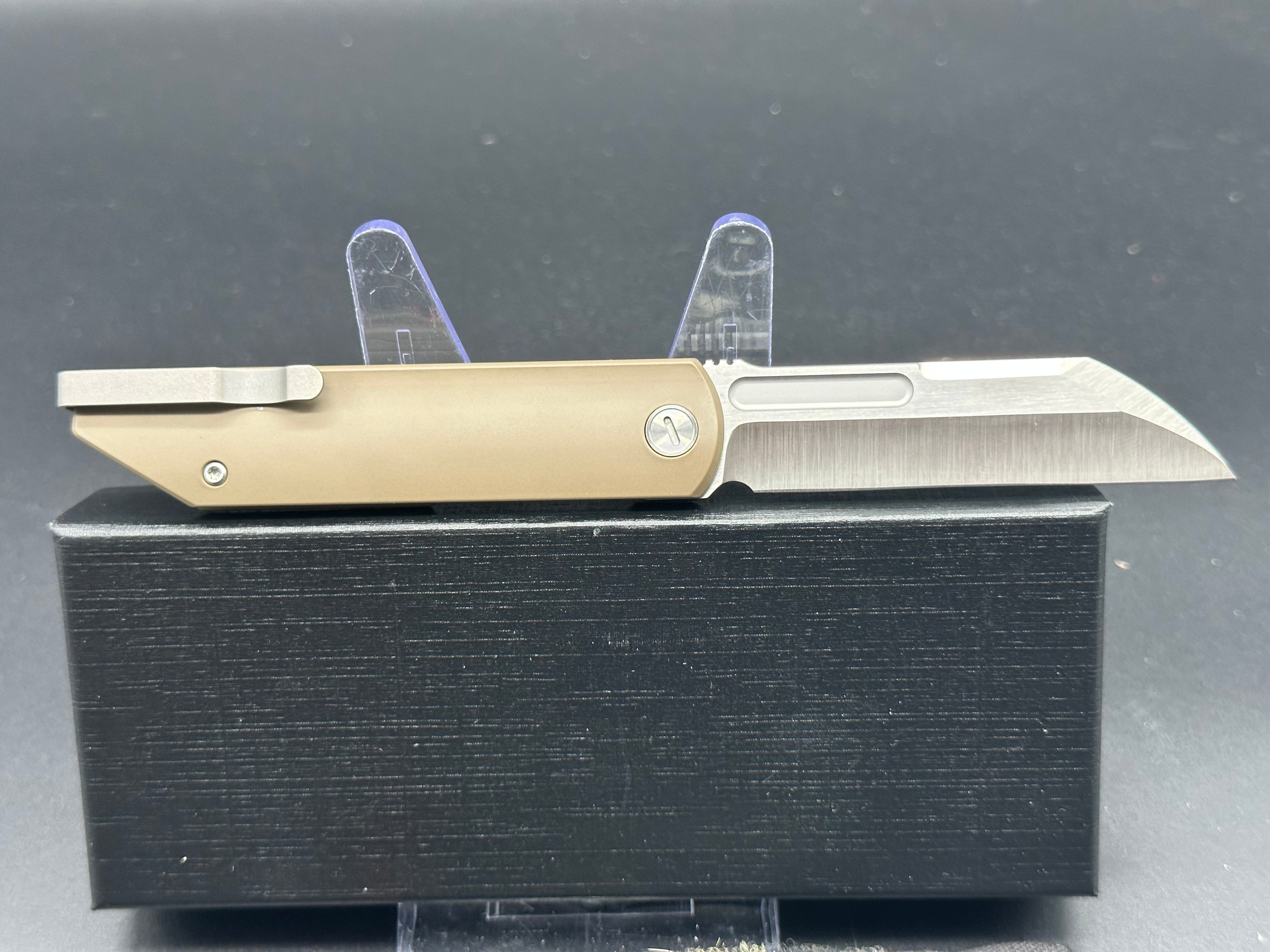 D Rocket Lab Wharncliff Revenge Fukushu - Premium Tactical Pocket Knife for EDC, Outdoor & Survival | Sharp Stainless Steel Blade, Ergonomic Grip | Perfect for Camping, Hiking & Self Defense