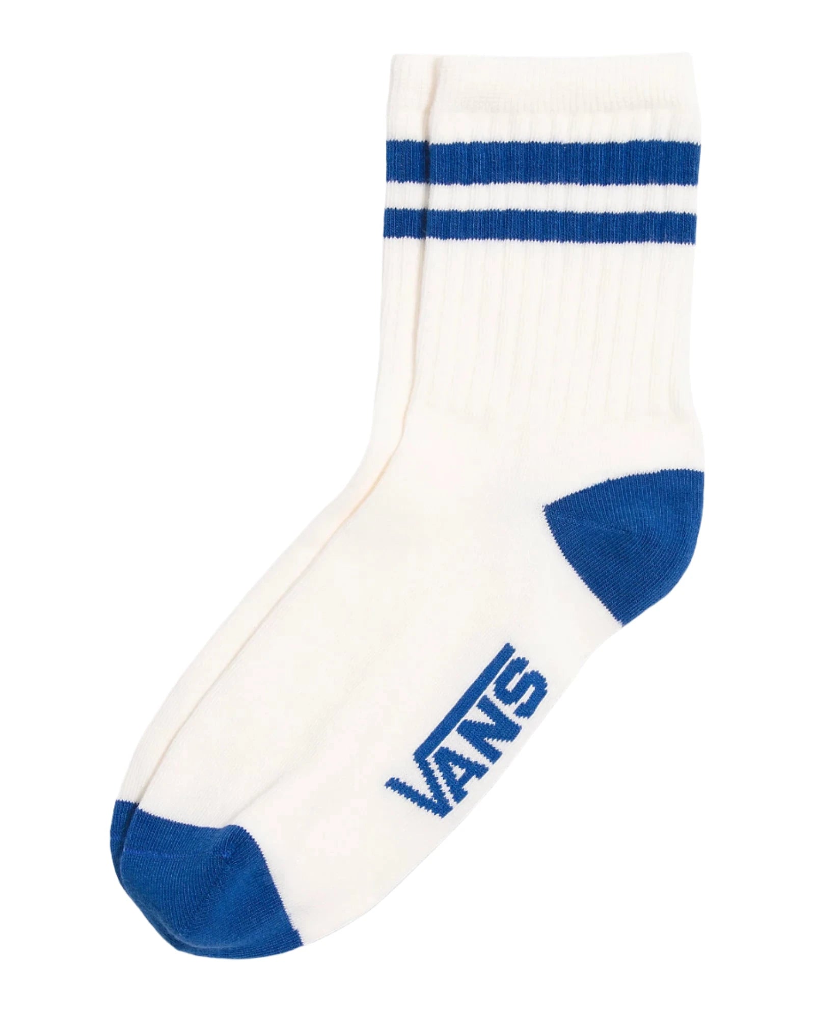VANS Bergman Half Crew Socks - True Blue Color, Comfortable Cotton Blend Athletic Socks for Men & Women - Perfect for Casual Wear, Sports & Outdoor Activities