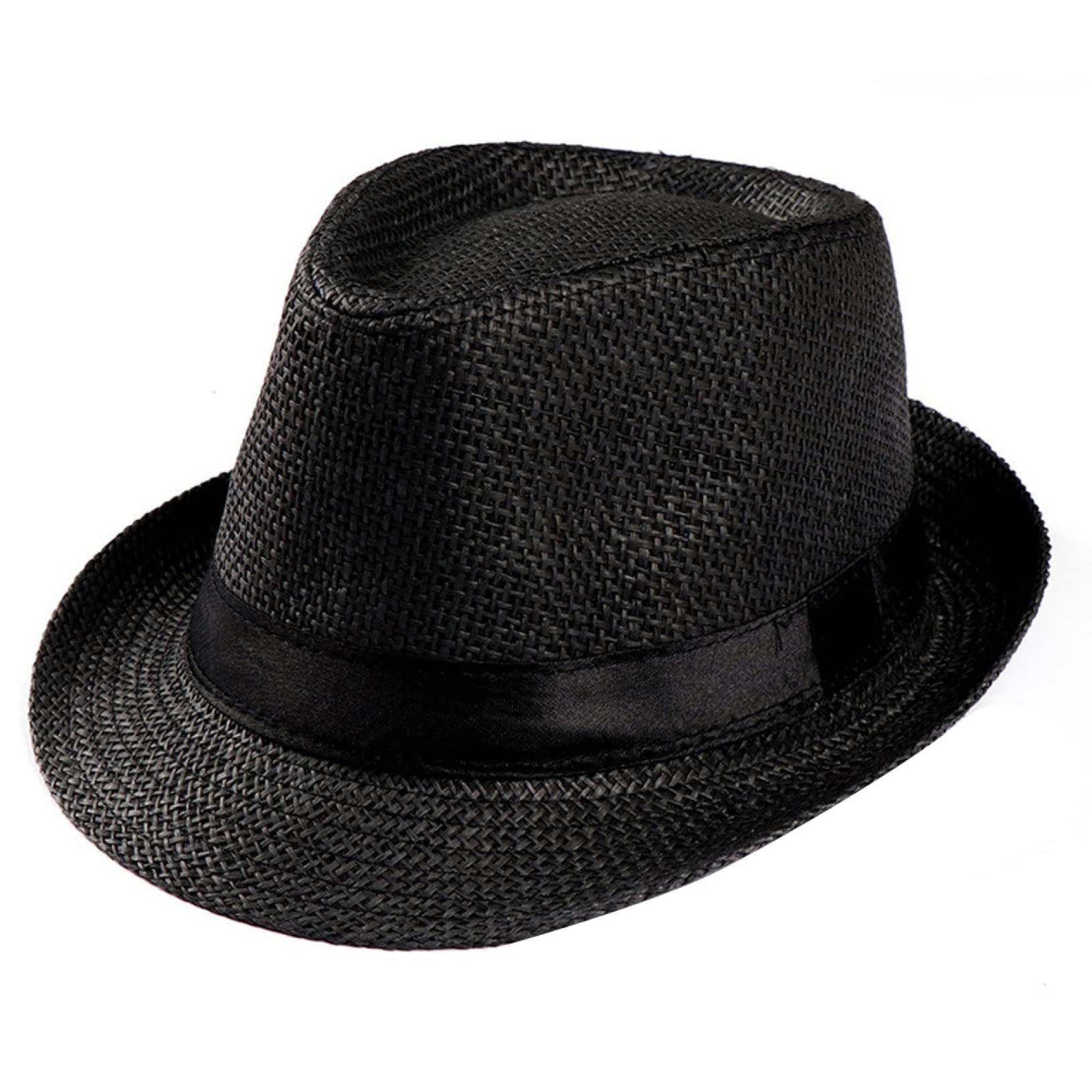 Stylish Fedora Straw Hat for Men - Summer Beach Sun Hat, Lightweight Panama Hat for Travel, Outdoor & Casual Wear - Perfect for Beach Vacations, Pool Parties & Summer Adventures