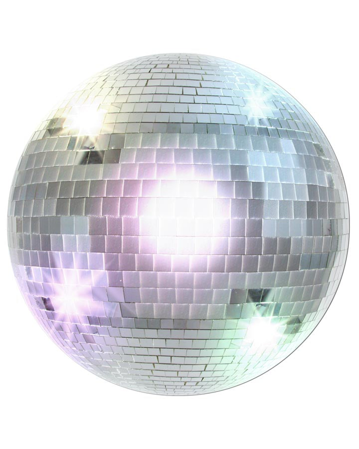 70s Disco Ball Cutout - Vintage Party Decor for Home, Club & Events - Perfect for 70s Theme Parties, Dance Floors & Retro Celebrations