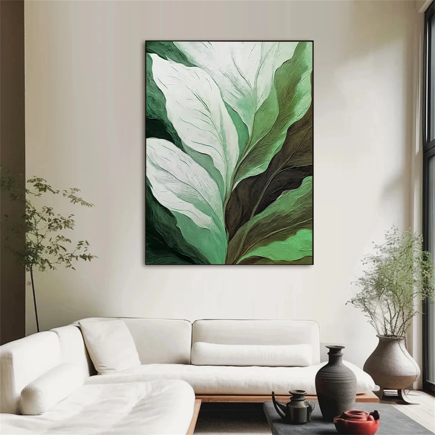 Abstract Canvas Art - Flower and Tree Design #FT215 | Modern Wall Decor for Living Room, Bedroom & Office