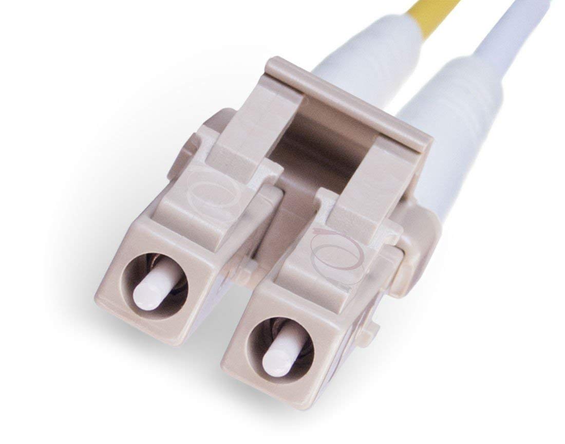 OM2 LC to LC Plenum Duplex 50/125 Multimode Fiber Optic Patch Cable - 80m (262ft) for High-Speed Data Centers, Server Rooms & Network Installations