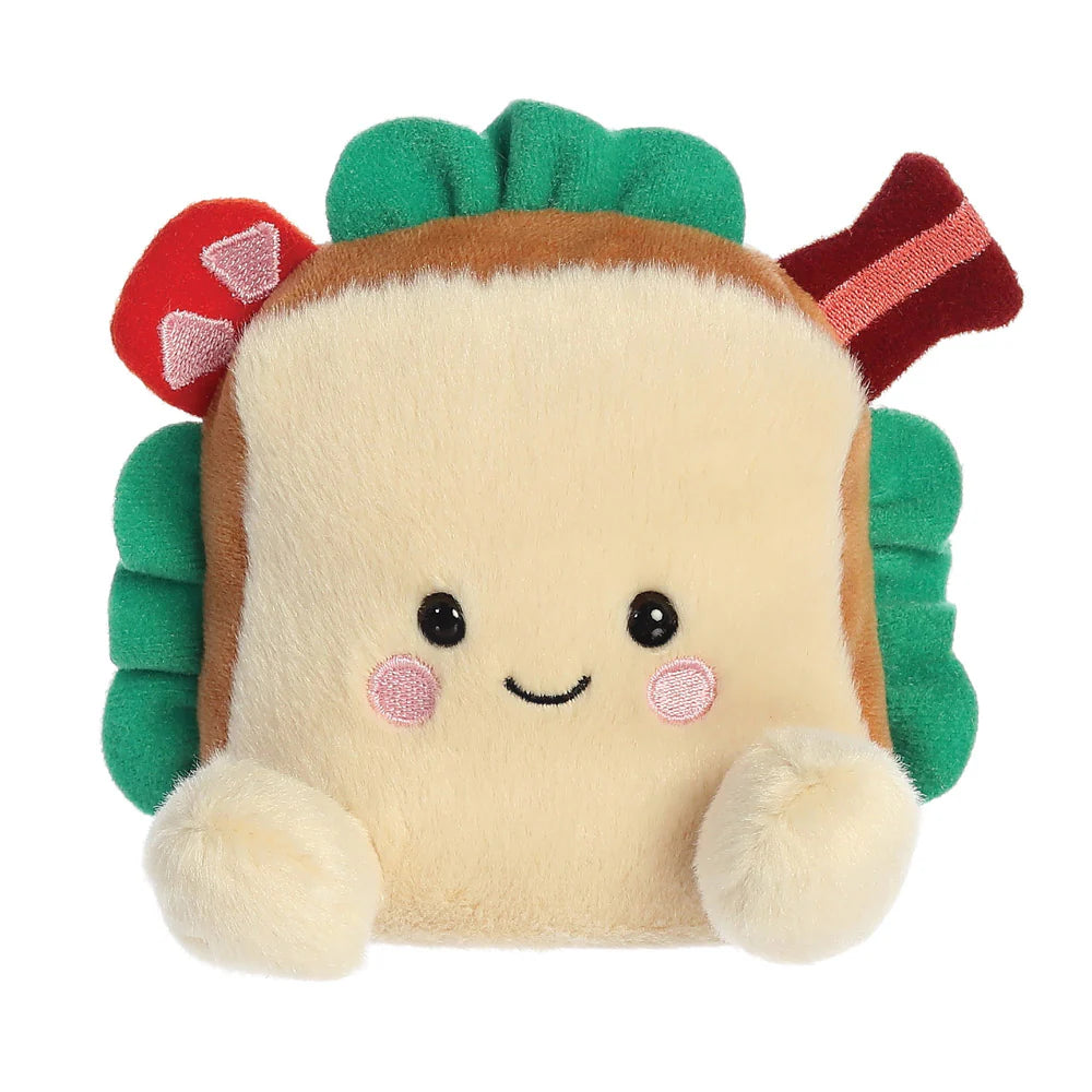 Palm Pals Thomas BLT - Adorable Mini Plush Toy for Stress Relief & Collectibles | Perfect for Desk Decor, Gifts, and Anxiety Relief