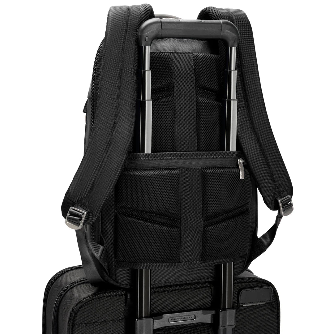 Briggs & Riley @ Work Slim Backpack - Lightweight Laptop Backpack for Business & Travel - Perfect for Office, Commuting & Airplane Carry-On