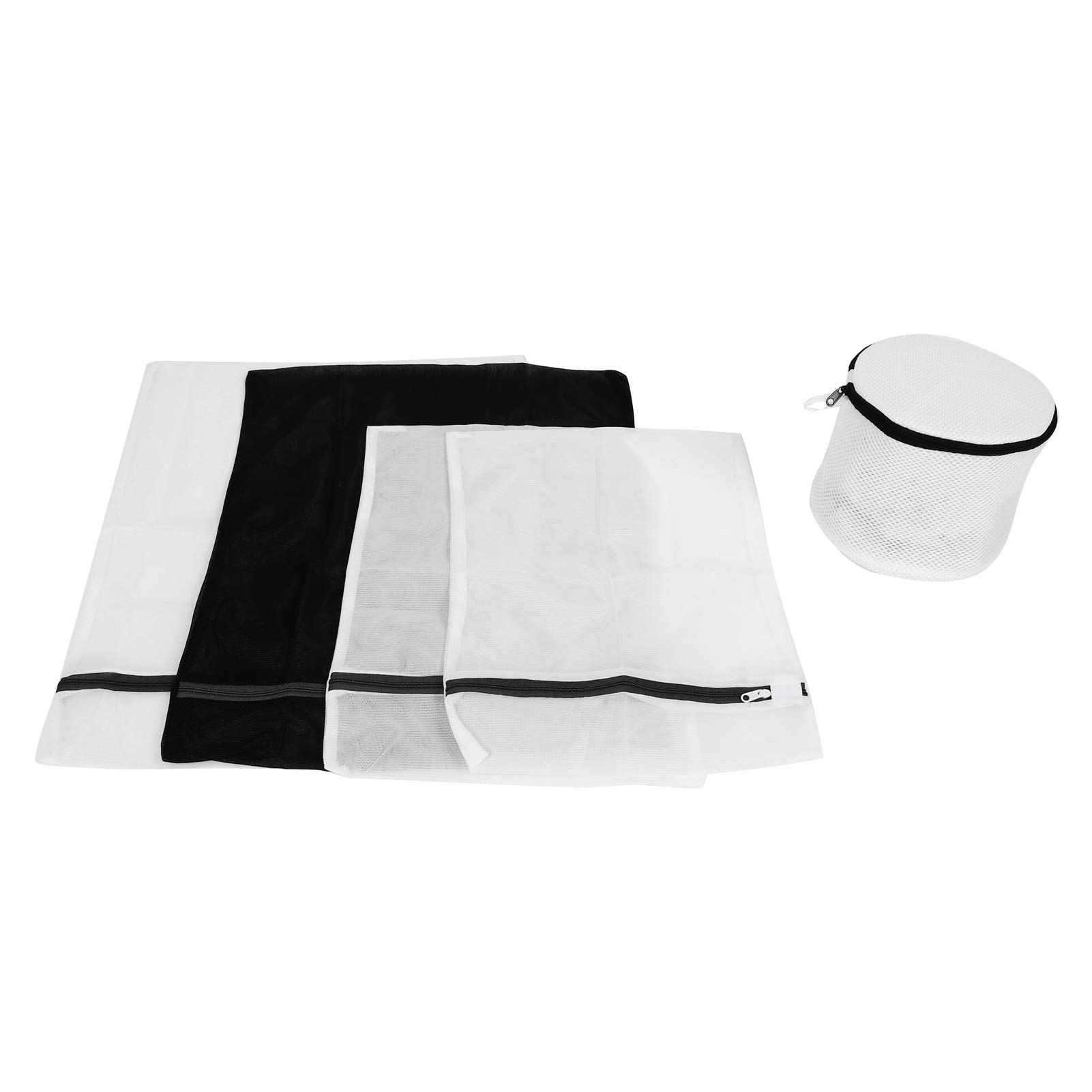 5-Piece Laundry Bag Set - Mesh Wash Bags for Delicate Clothes, Bras & Socks - Durable Clothing Protector for Travel & College Dorms (Household Essentials) | Perfect for Hand Washing, Machine Washing & Organizing Small Items