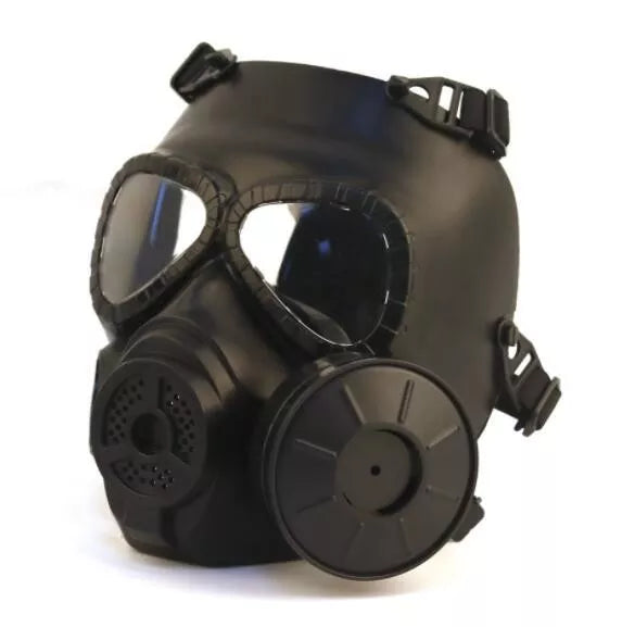 M04 Tactical Gas Mask with Adjustable Strap - Military Grade Protection Against Toxic Fumes & Chemicals for Emergency Preparedness, Airsoft, Paintball & Industrial Safety
