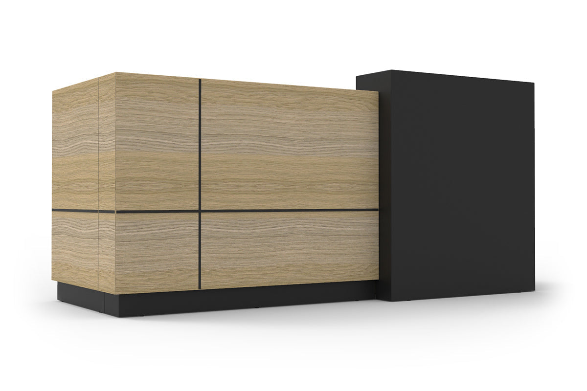 Modern Reception Counter with Sleek Design - Perfect for Office Lobbies, Hotel Front Desks & Business Entrances | Durable & Stylish Workspace Solution