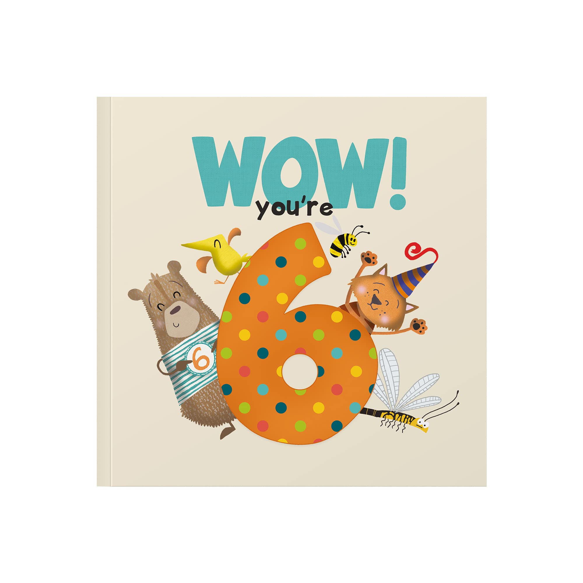 Happy 6th Birthday Book - Personalized Keepsake Gift for Kids | Perfect for Birthday Parties, Milestone Celebrations & Special Memories