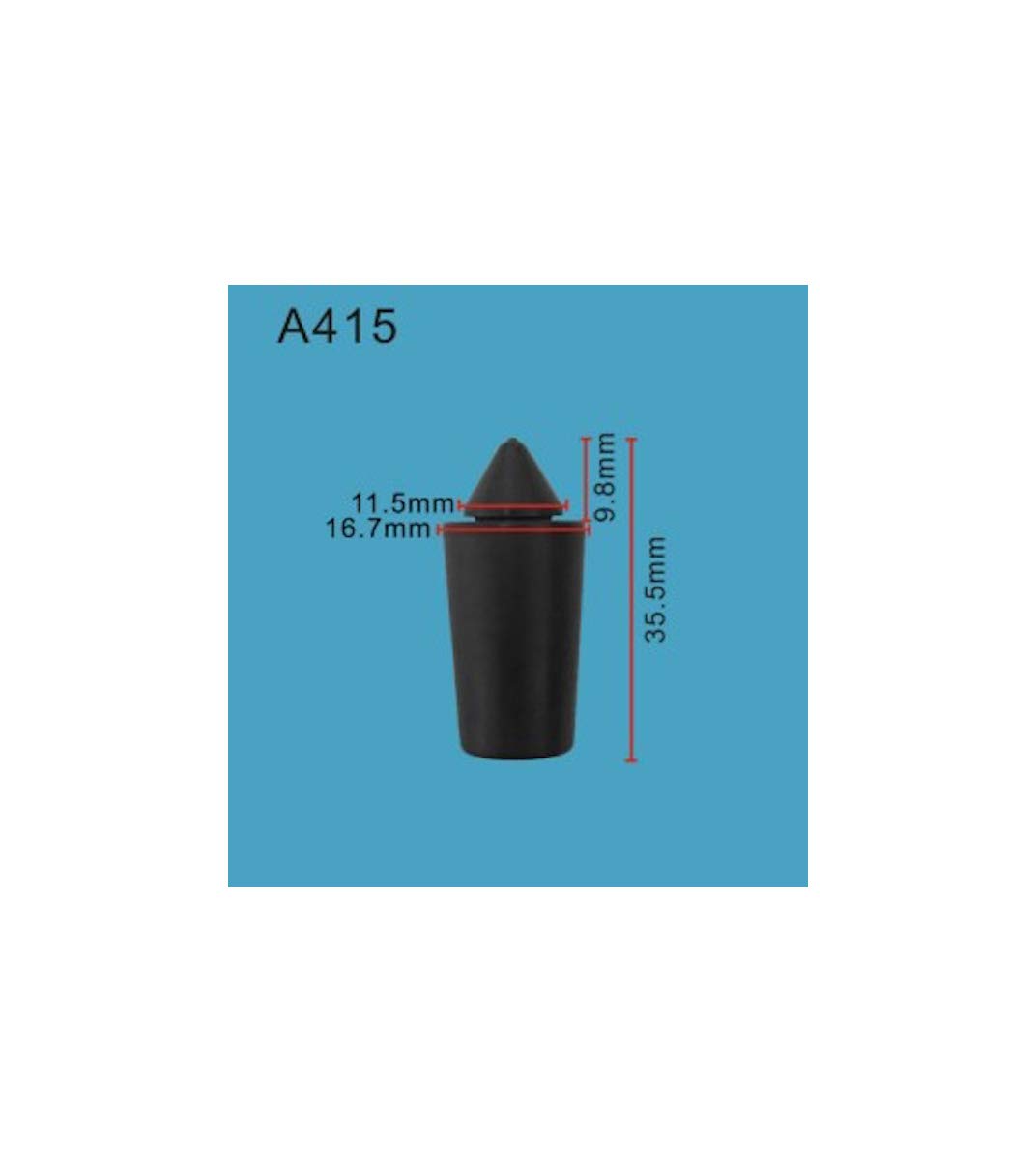 Autobahn88 Rear Door Stop Rubber Grommet Cushion - Compatible with Toyota RAV4 2013-2022 (OEM 9054109108) - 10 Pack - Durable Weatherproof Bumper for Smooth Door Closing & Noise Reduction - Perfect for Off-Roading, Daily Commute & Car Maintenance