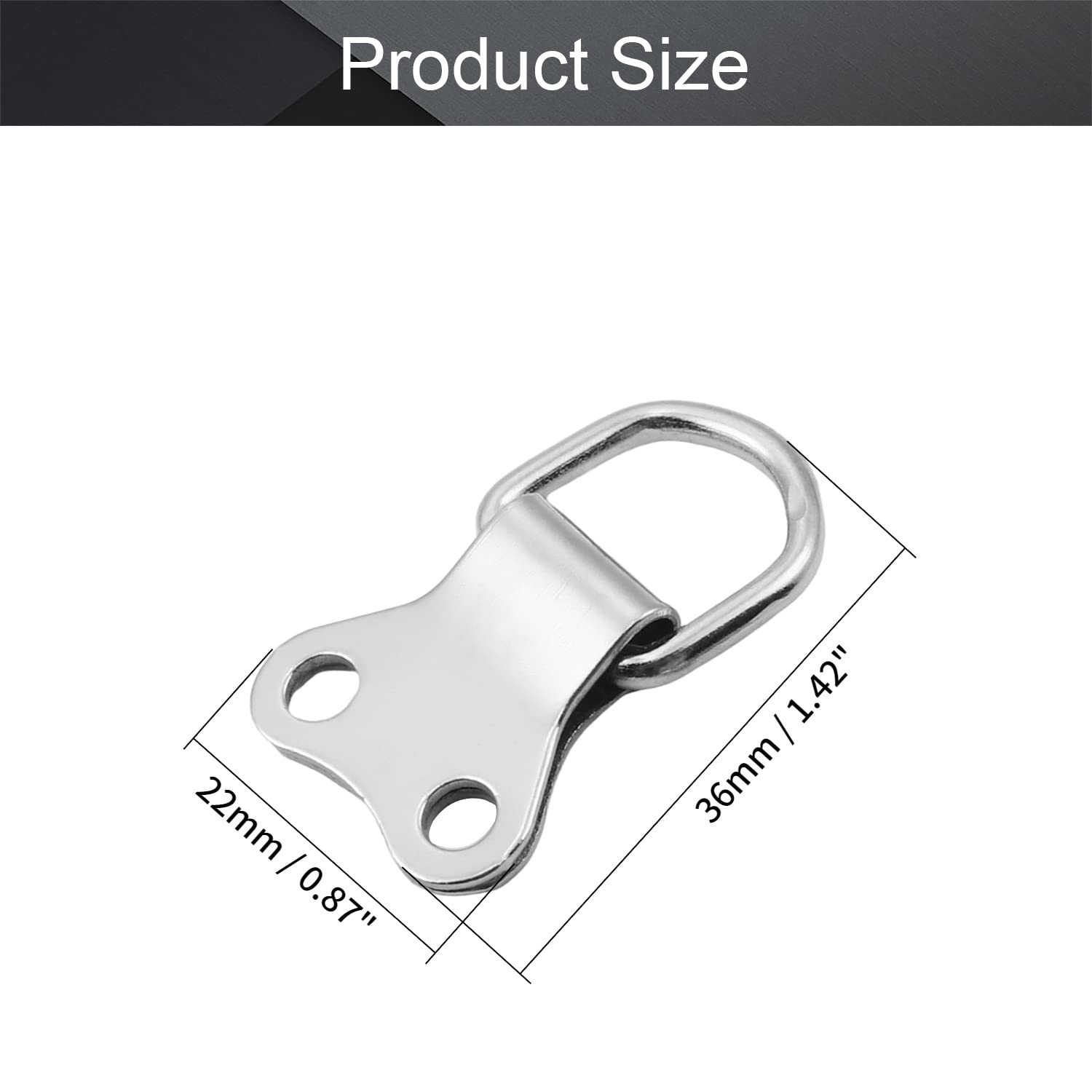 MroMax 10PCS Silver Picture Frame Buckle Kit for Home & Office Decor