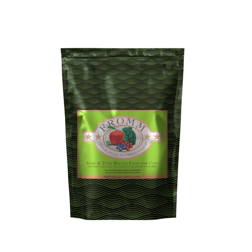 Premium Grain-Free Surf & Turf Cat Dry Food - High Protein, Natural Ingredients for Indoor & Outdoor Cats - Perfect for Weight Management & Sensitive Stomachs