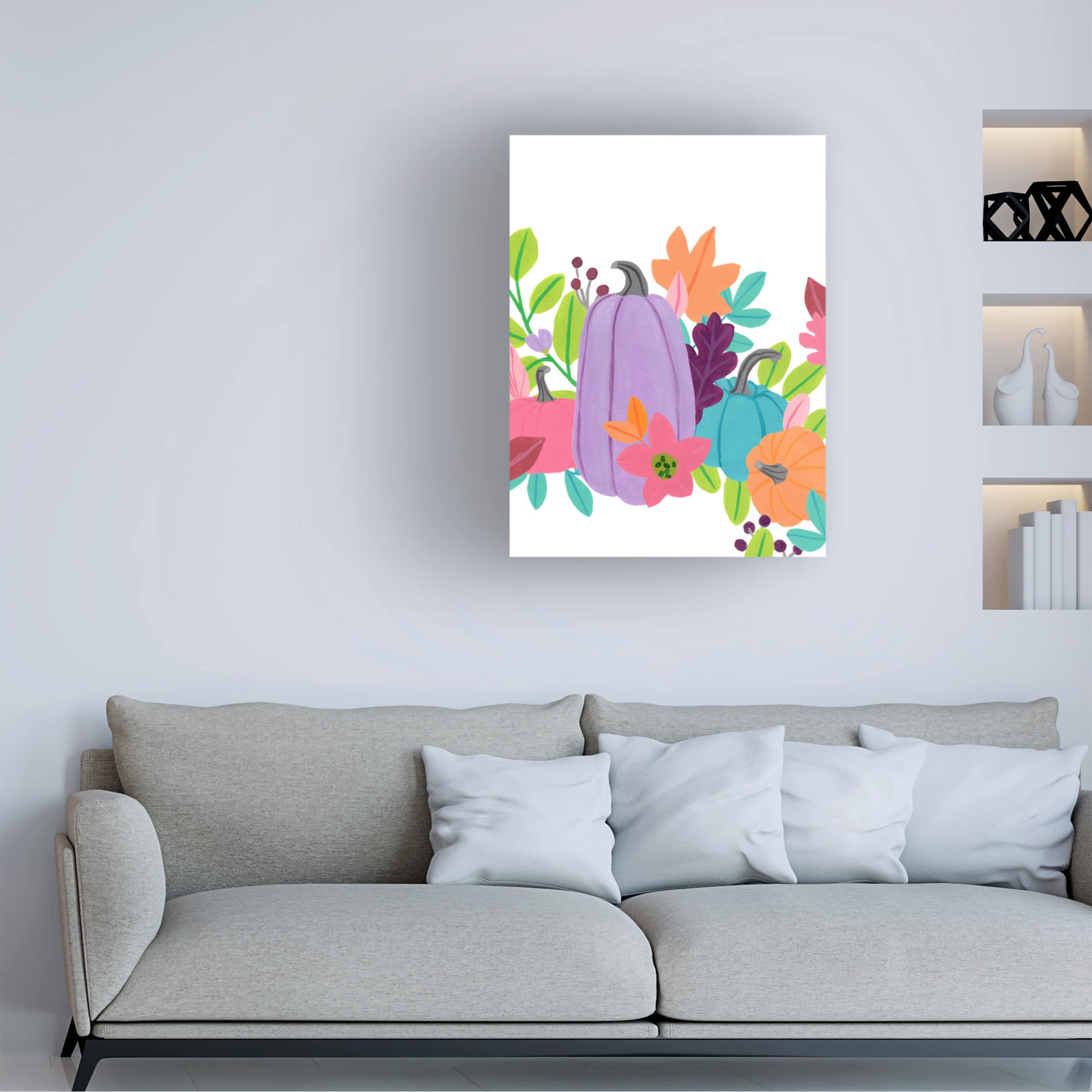 Bright Harvest II by June Erica Vess - Premium Canvas Wall Art for Home & Office Decor - Farmhouse Style Painting for Living Room, Bedroom & Kitchen