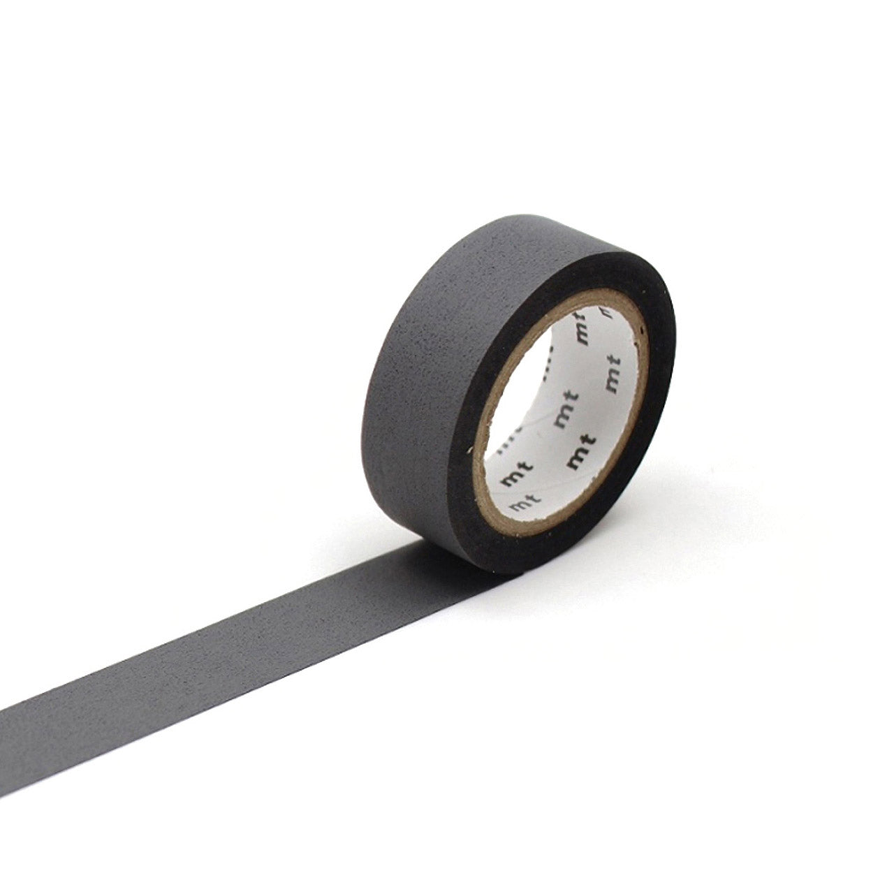 Matte Gray Washi Tape - Decorative Japanese Paper Tape for Scrapbooking, Journaling, Gift Wrapping & DIY Crafts (Single Roll)