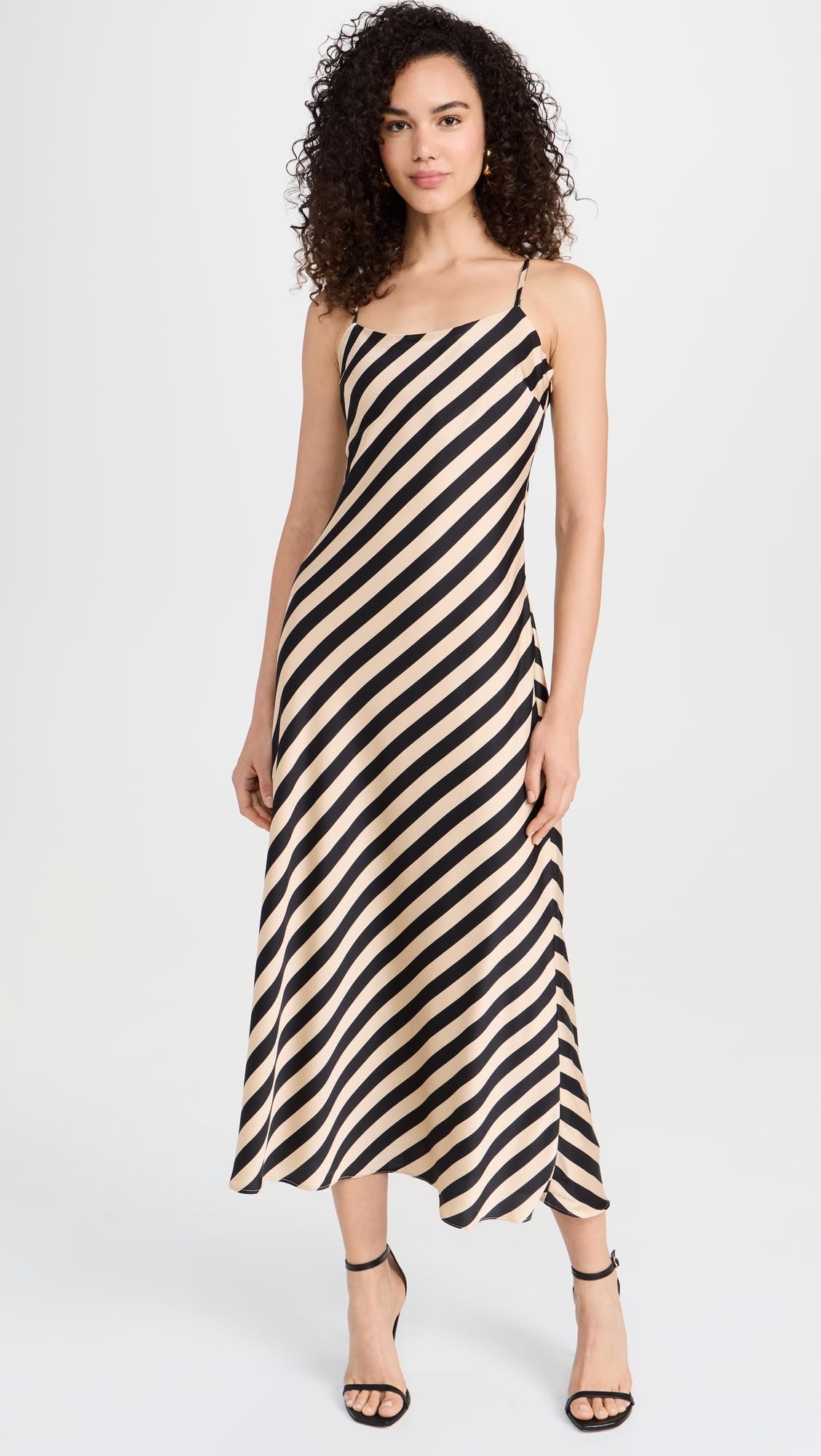 Endless Rose Striped Maxi Slip Dress for Women - Flowy Summer Beach Dress, Boho Chic Vacation Outfit, Perfect for Date Night & Tropical Getaways