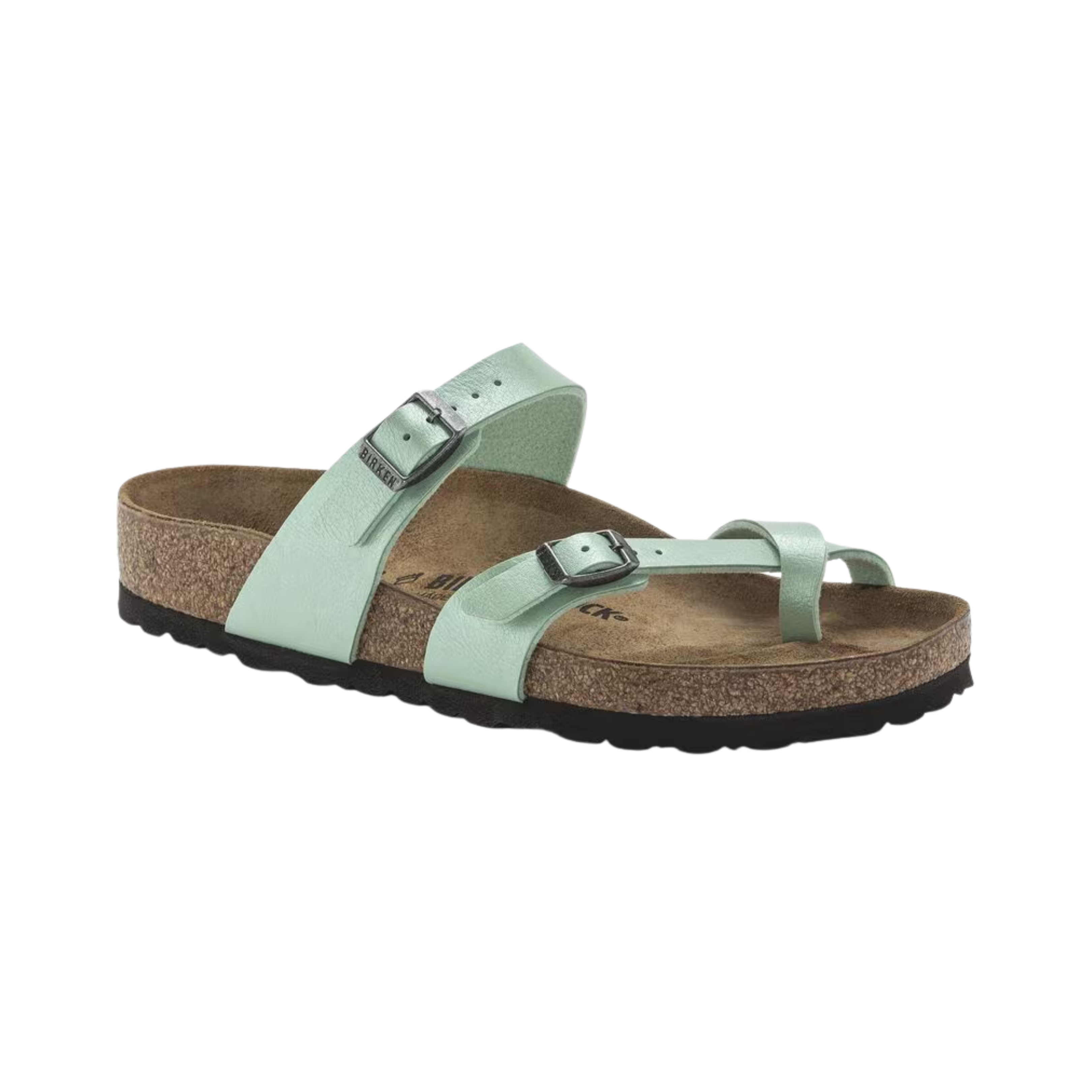 Women's Mayari Birkenstock Sandals - Comfortable Birko-Flor Footbed in Graceful Matcha Green | Perfect for Casual Outings, Beach Walks & Summer Fashion