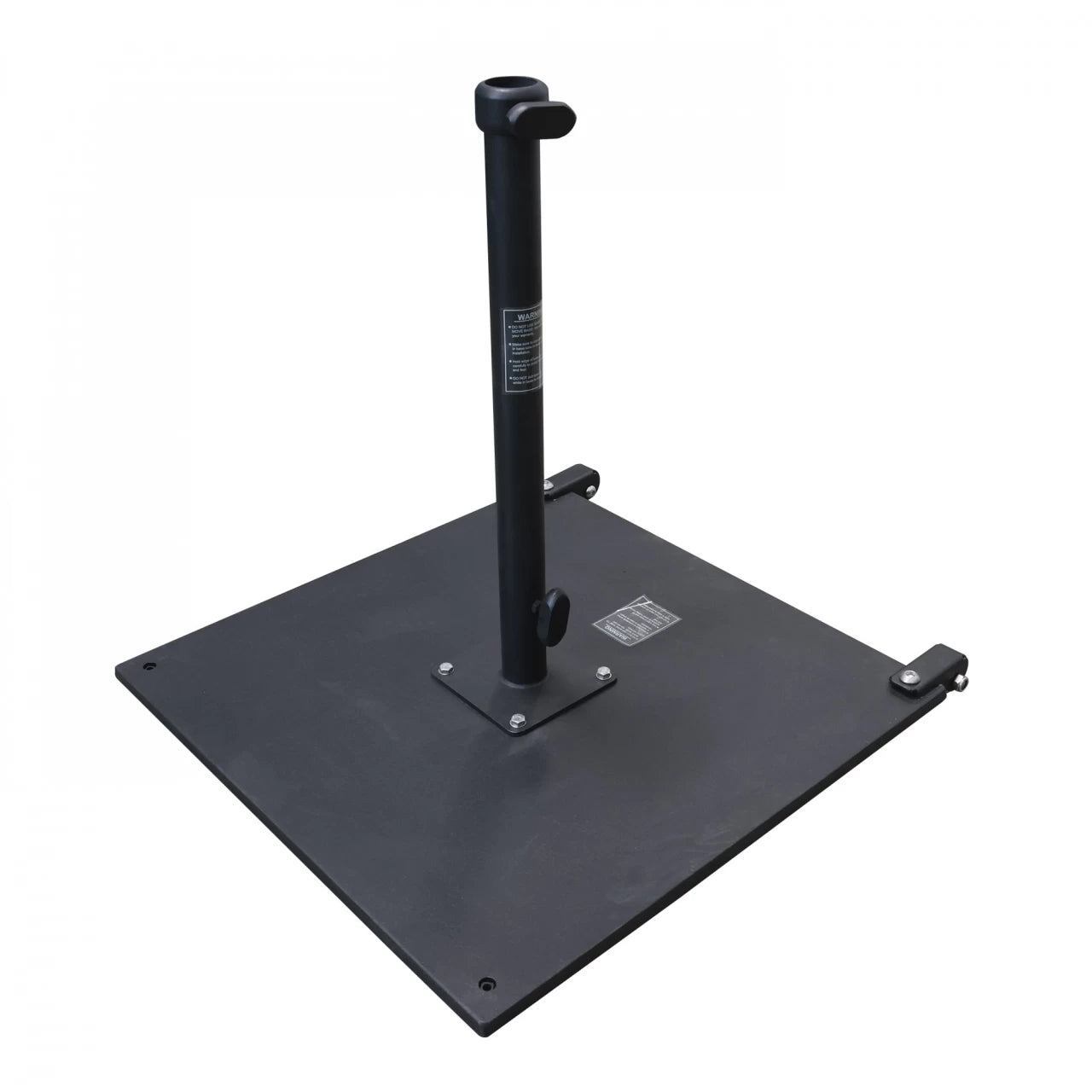 Heavy Duty 100lbs Commercial Patio Umbrella Base with Wheels - Perfect for Outdoor Restaurants, Poolside Lounging & Backyard Gatherings