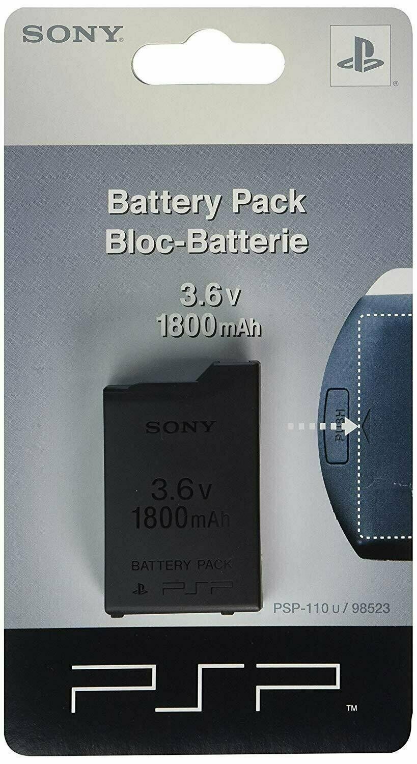 Rechargeable 3.6V Battery for Sony PSP 110, PSP 1001, PSP 1000 Fat - Long Lasting Power for Gaming On The Go - Perfect for Travel, Commuting & Extended Play Sessions