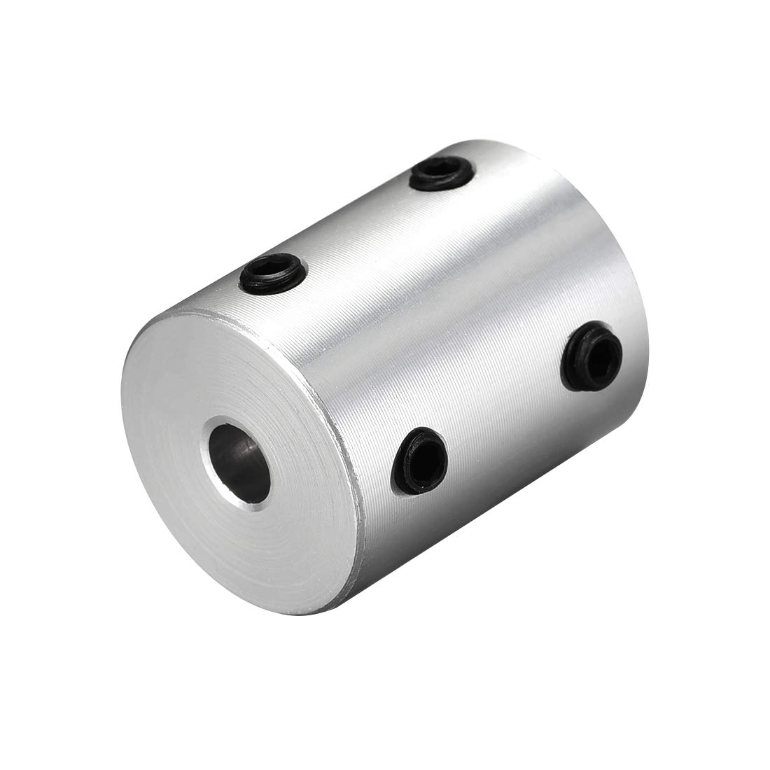 uxcell 5mm to 12mm Bore Rigid Coupling Set Screw L25XD20 Aluminum Alloy Shaft Coupler Connector - 2 Pack for 3D Printers, CNC Machines, Motor Accessories | Perfect for Robotics, DIY Projects & Industrial Equipment