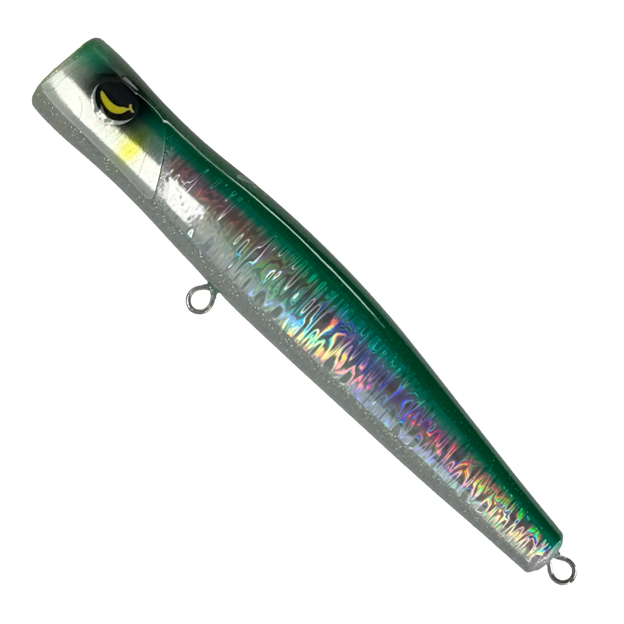 Sea Falcon Bana Pop 240 Slim Popper Fishing Lures - Topwater Bass Fishing Lures for Freshwater & Saltwater - Perfect for Bass, Trout, and Pike Fishing in Lakes, Rivers, and Ponds