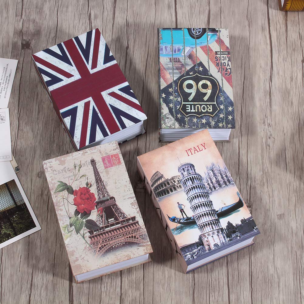 Secret Book Safe with Lock - Hidden Money Box & Valuables Storage - Perfect for Home Security, Cash Hiding & Emergency Stash