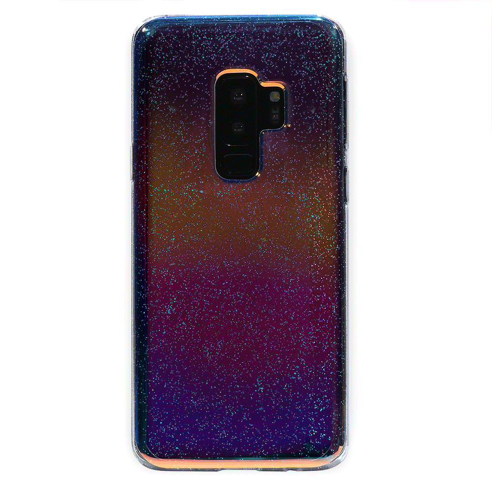 Glitter Nebula Samsung Galaxy Phone Case - Protective Cover for Galaxy S21/S20/S10 - Sparkle Glam Design for Everyday Use & Special Occasions