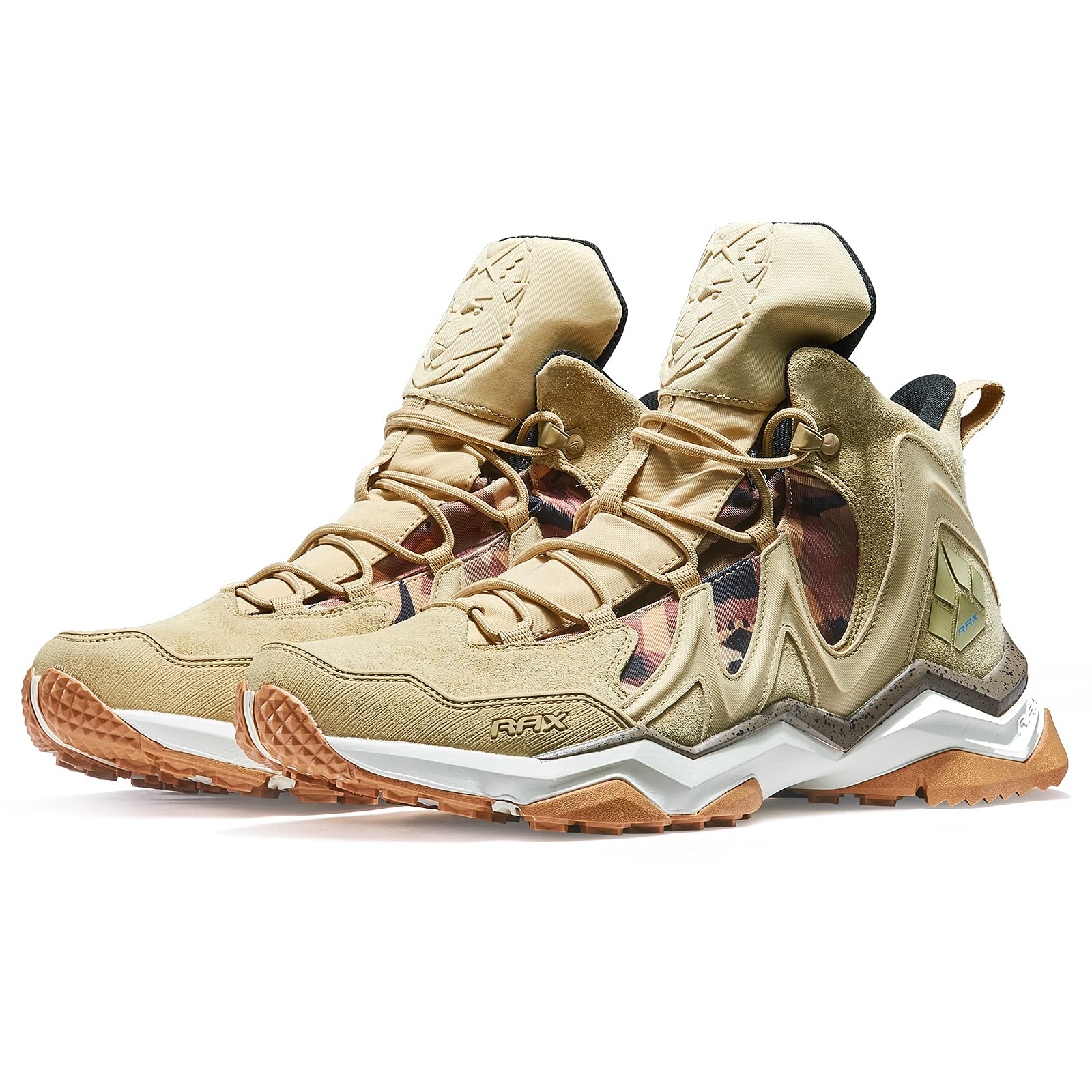 RAX Men's Waterproof Hiking Boots - Lightweight Ankle High Outdoor Shoes for Trail Walking & Camping Adventures